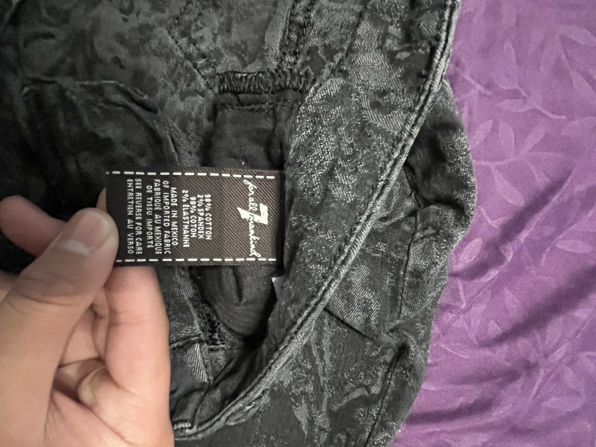 7 For All Mankind 7 For All Mankind Skinny Jeans Black floral Sz 28 Floral Size 28" / US 6 / IT 42 - 8 Thumbnail