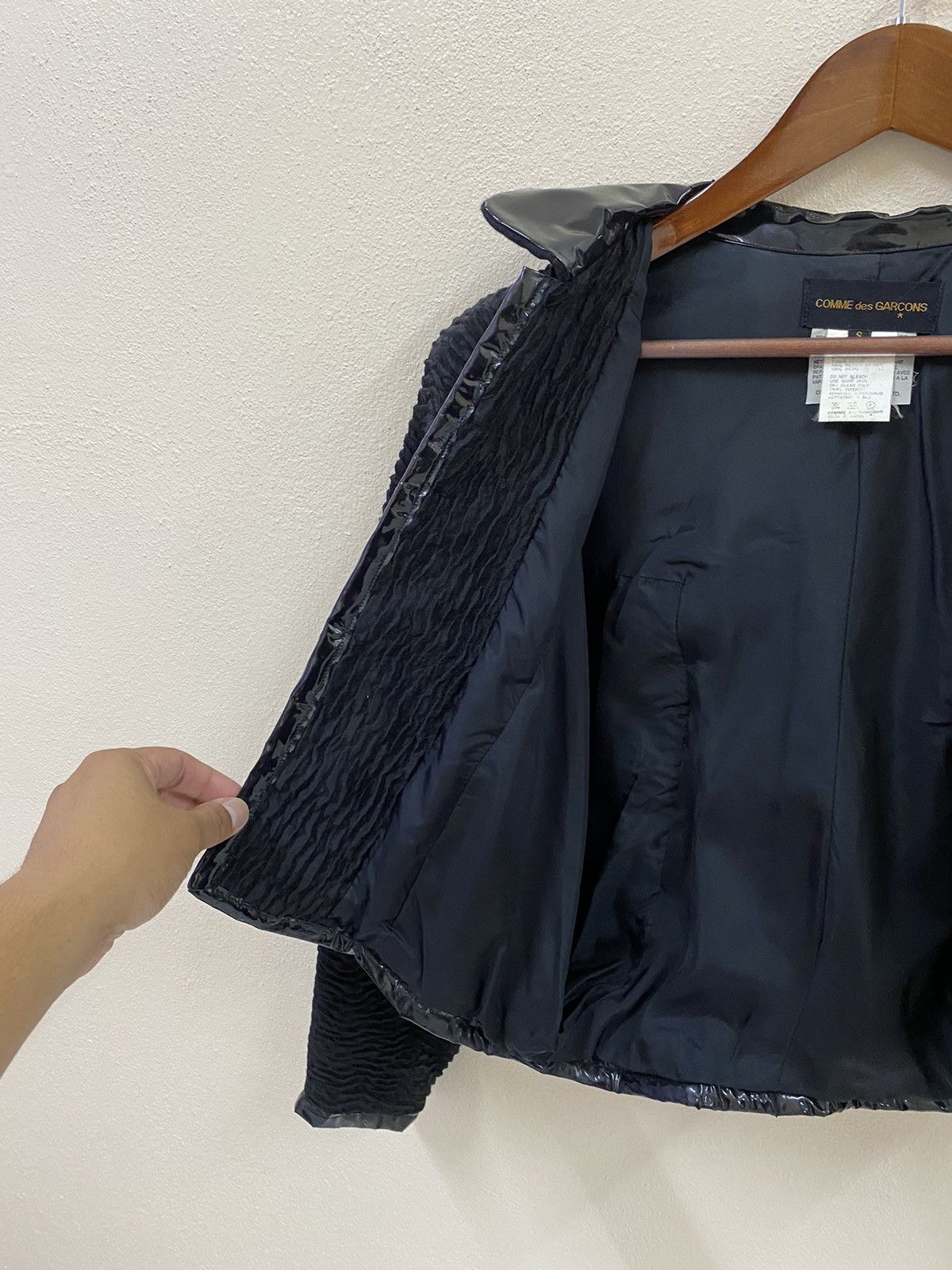 Comme des Garcons AD Winter 1991 Comme Des Garcons Pleating Croptop Jacket Size S / US 4 / IT 40 - 9 Thumbnail