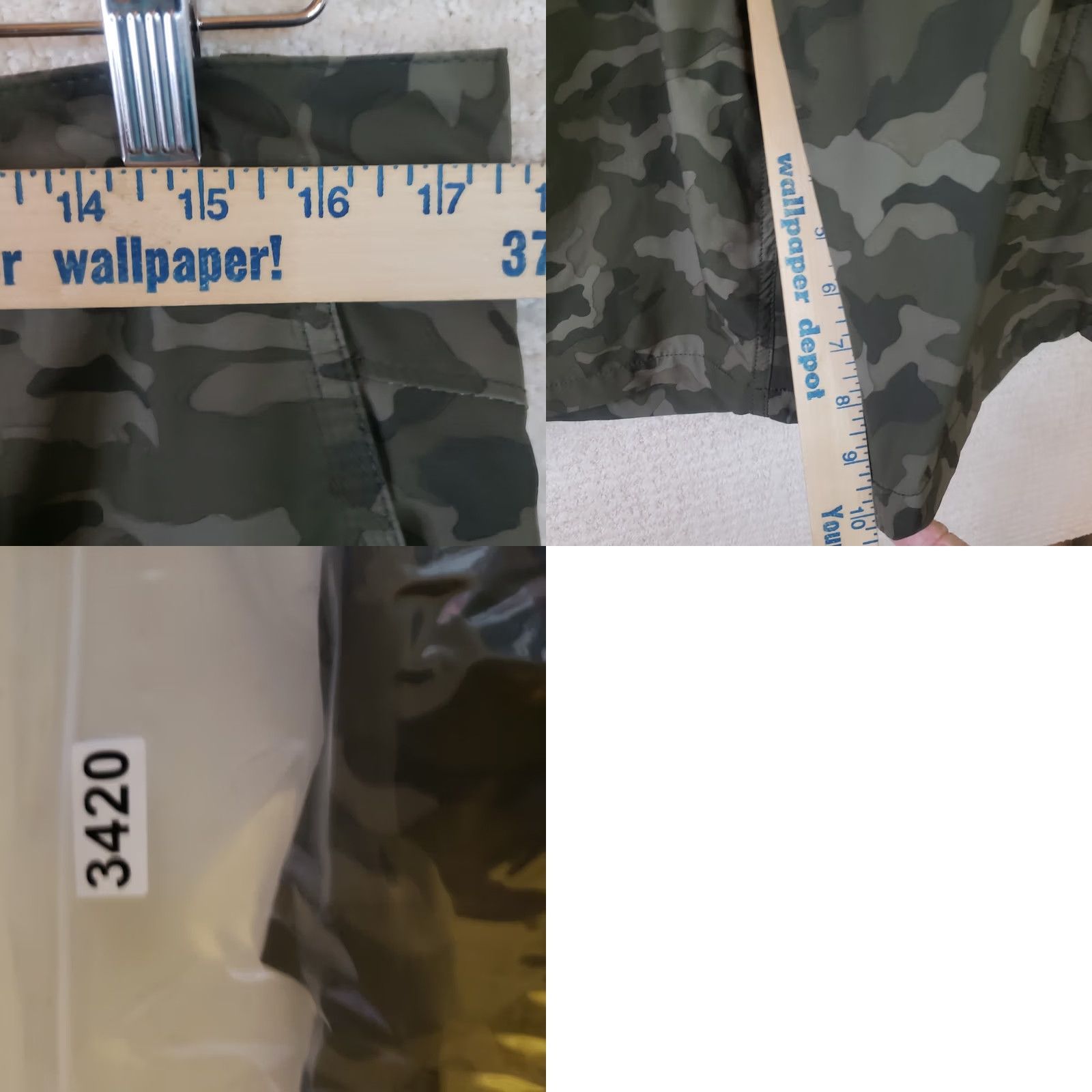 Eddie Bauer Eddie Bauer Flexion Amphib Shorts Men 34W Green Camo Cargo Pocket 10in Inseam Regular Rise Size US 34 / EU 50 - 9 Thumbnail