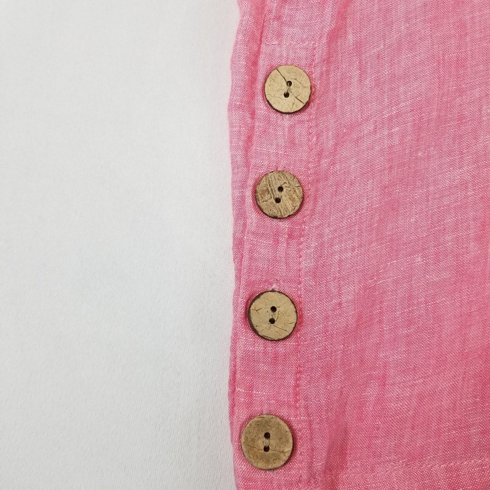 Other Sigrid Olsen Top Women’s 1X Pink 100% Linen Tunic Size XL / US 12-14 / IT 48-50 - 5 Thumbnail