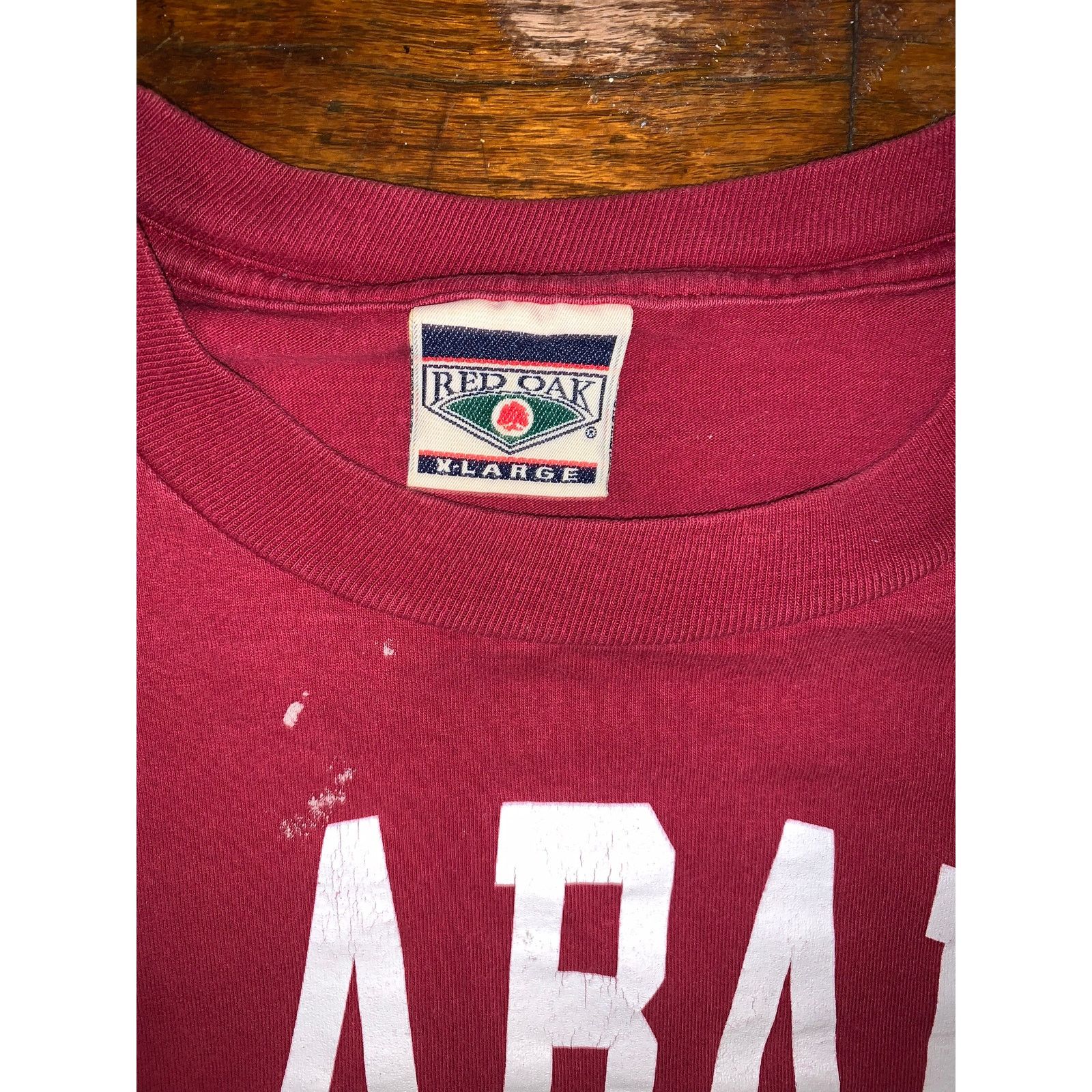 NCAA × Other × Vintage Vintage 90s Alabama Crimson Tide T Shirt XL Red Oak USA Size US XL / EU 56 / 4 - 3 Thumbnail