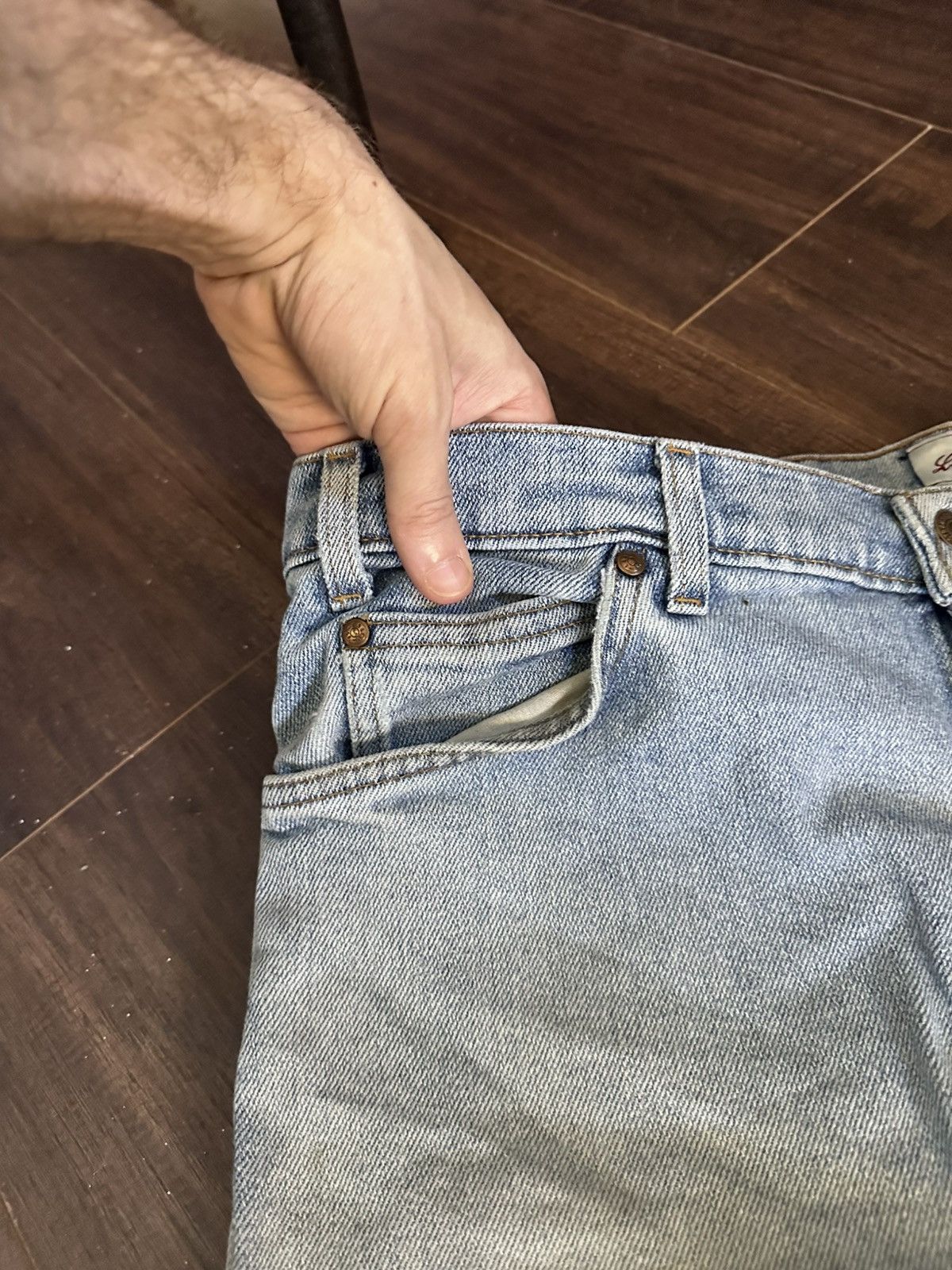 Levi's Vintage Clothing Vintage brown tab light blue flex denim jeans 38 Size US 38 / EU 54 - 5 Thumbnail