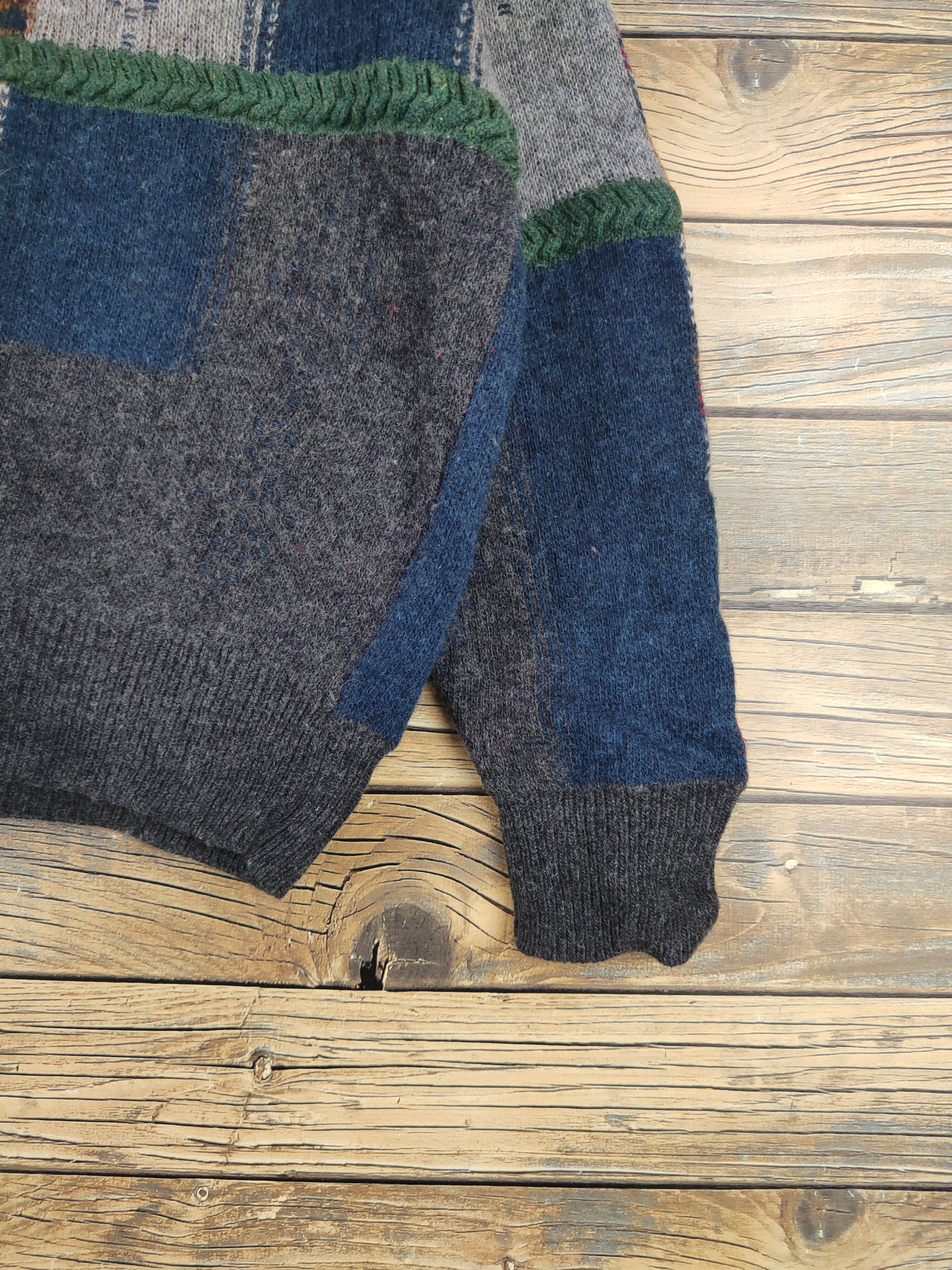 Vintage DL Mark Industries Navy Knitwear Sweatshirts# 46-064 Size US L / EU 52-54 / 3 - 6 Thumbnail