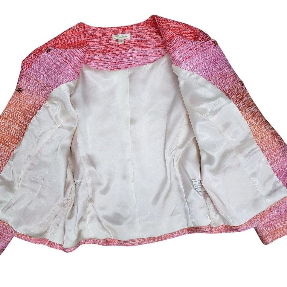 REVOLVE Shoshanna Norabel Cropped Blazer Jacket Revolve Ombre 2 Size XS / US 0-2 / IT 36-38 - 7 Thumbnail