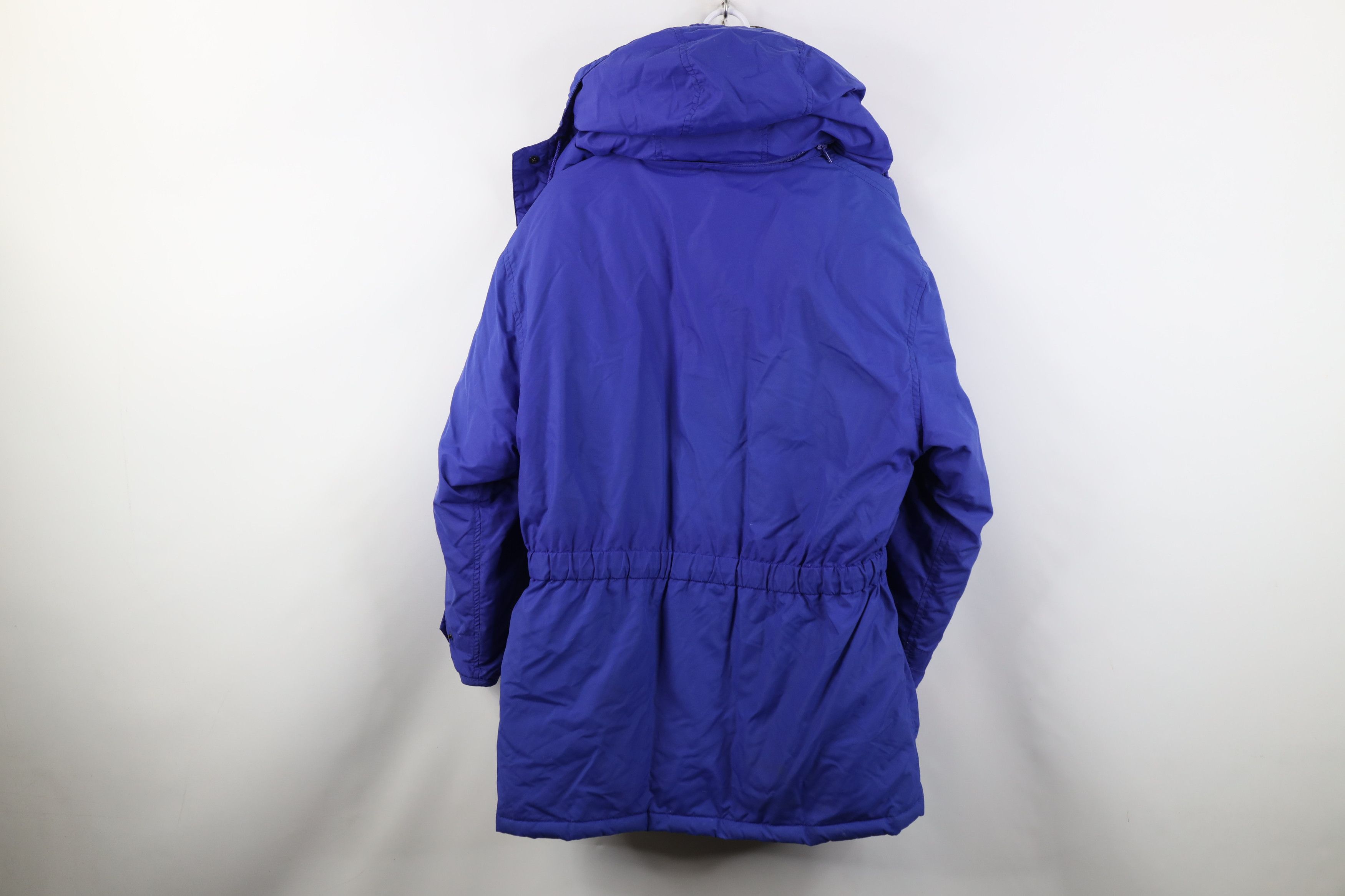 Eddie Bauer Vintage 90s Eddie Bauer Hooded Puffer Parka Jacket Purple Size M / US 6-8 / IT 42-44 - 13 Thumbnail