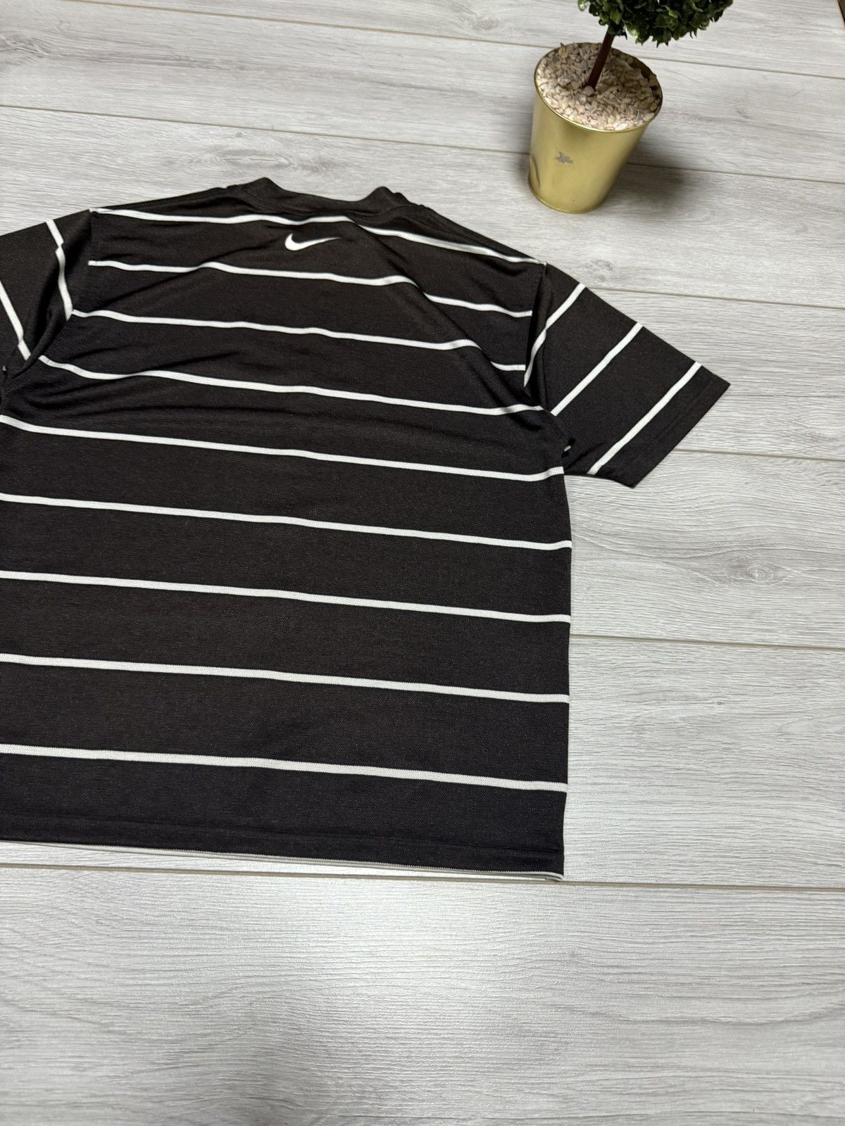 Nike Nike vintage striped 90s vintage big swoosh tee shirt Size US S / EU 44-46 / 1 - 8 Thumbnail