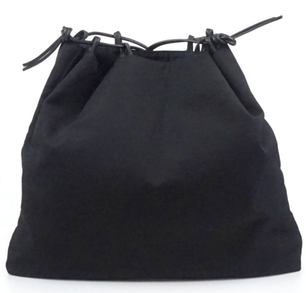 Y's Yohji Yamamoto Y's - Wool Floral Drawstring Tote Bag Size ONE SIZE - 4 Thumbnail