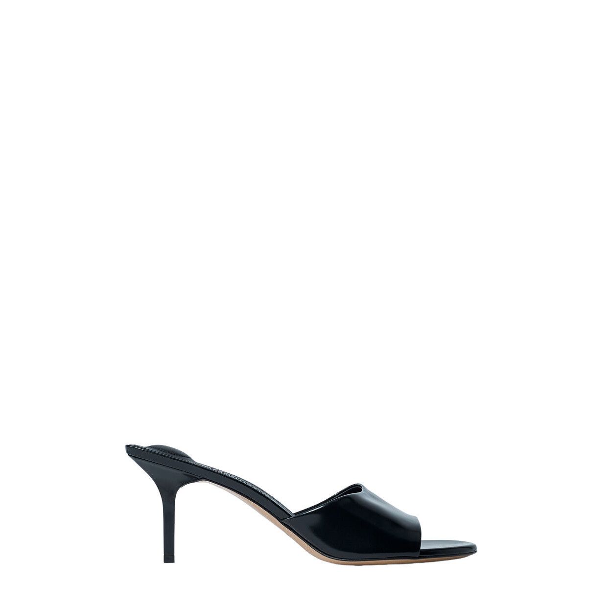 JACQUEMUS Cuisto Black Leather Mules New & Authentic (Women'