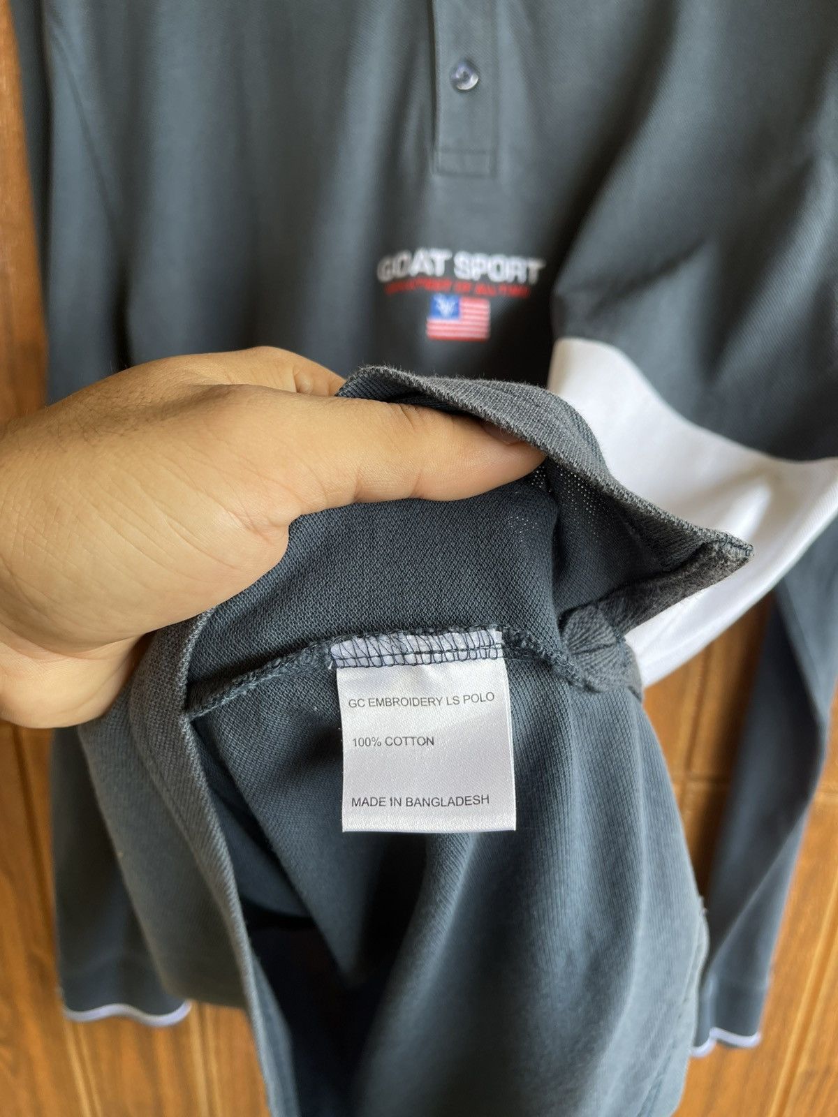 GOAT Crew × Sports Specialties Hype🔥GOAT CREW🔥Embroidery Logo Polo Shirt Longsleeve Size US XL / EU 56 / 4 - 7 Thumbnail