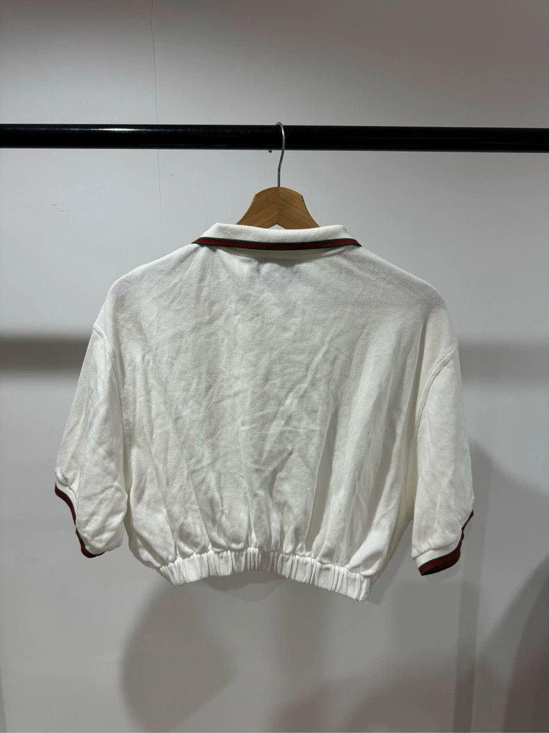 Gucci Gucci The latest short college style white small logo knitt Size US L / EU 52-54 / 3 - 2 Thumbnail