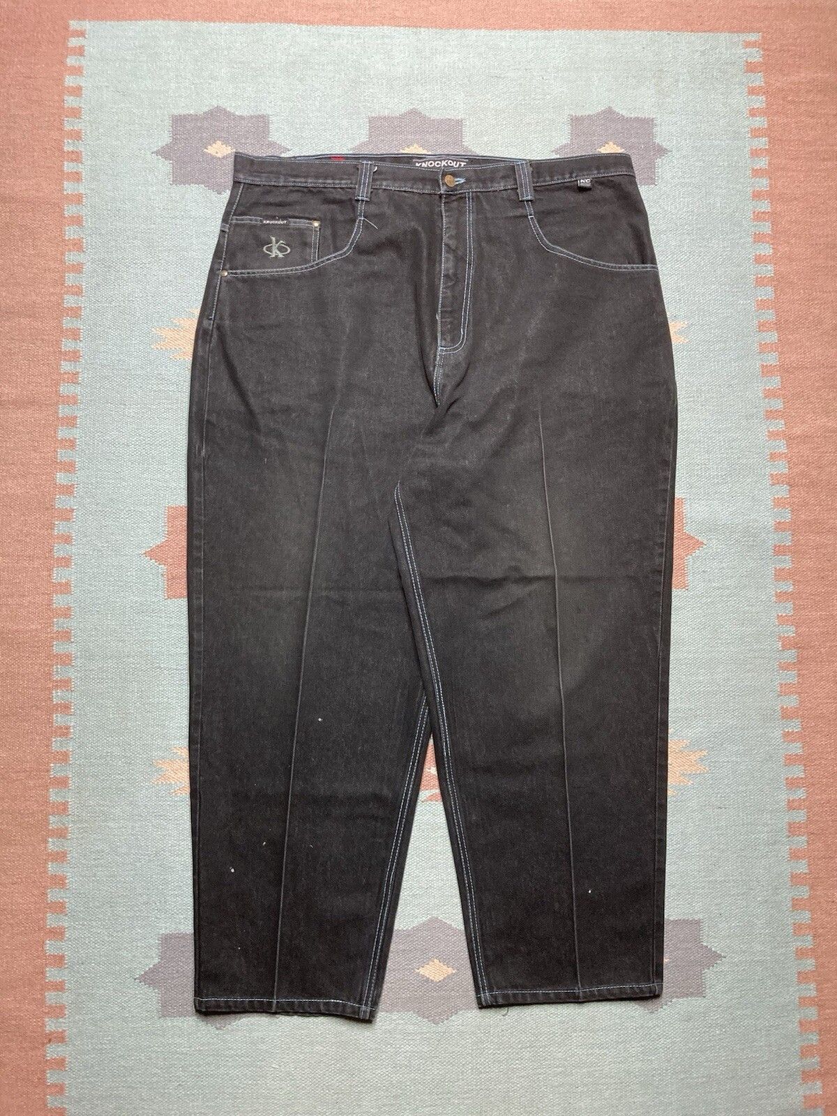 Vintage Vintage y2k super baggy jeans wide goth grunge skater 45x30 Size US 44 / EU 60 - 4 Thumbnail
