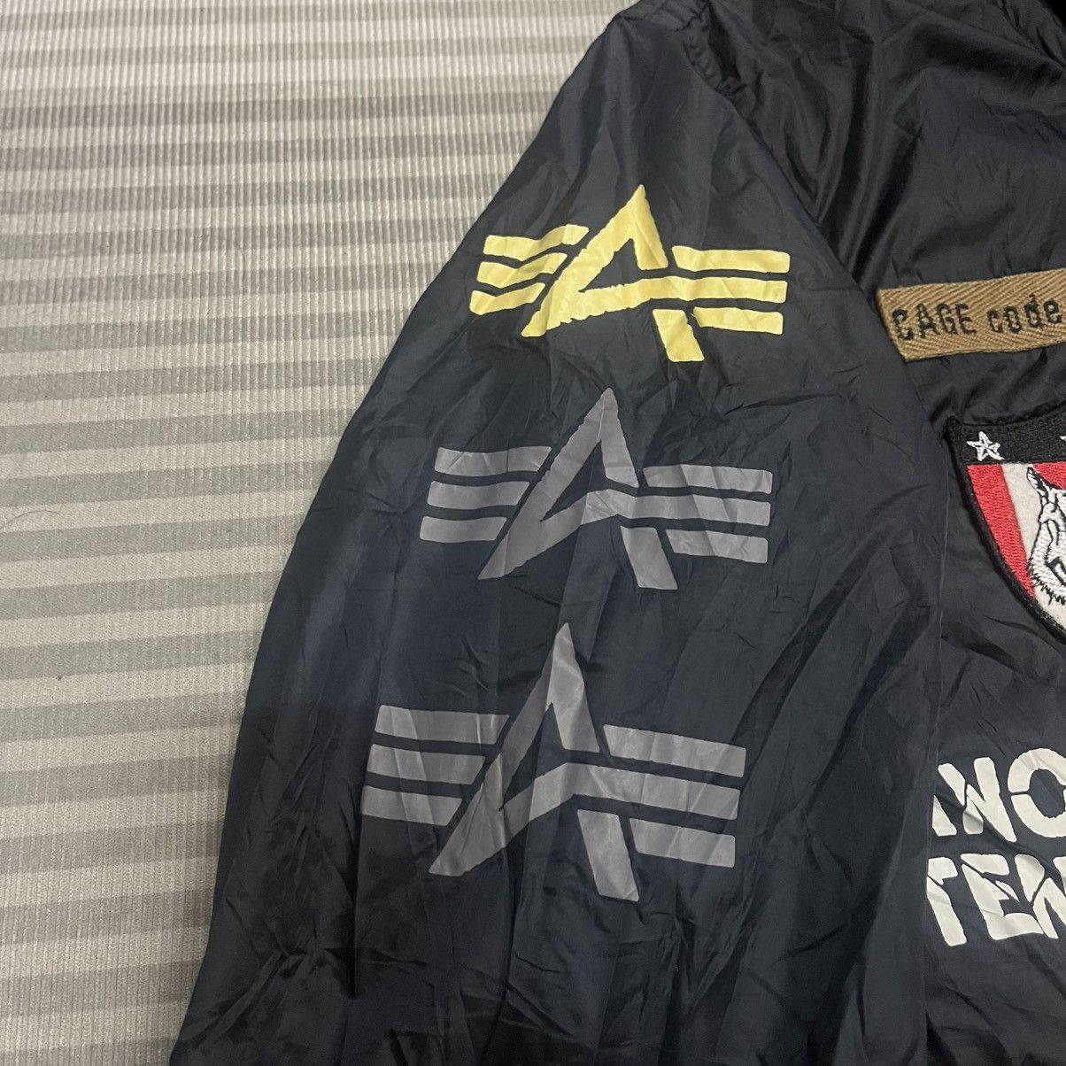 Alpha Industries Alpha Industries Navy Blue Hooded Light Jacket Size M Size US M / EU 48-50 / 2 - 11 Thumbnail