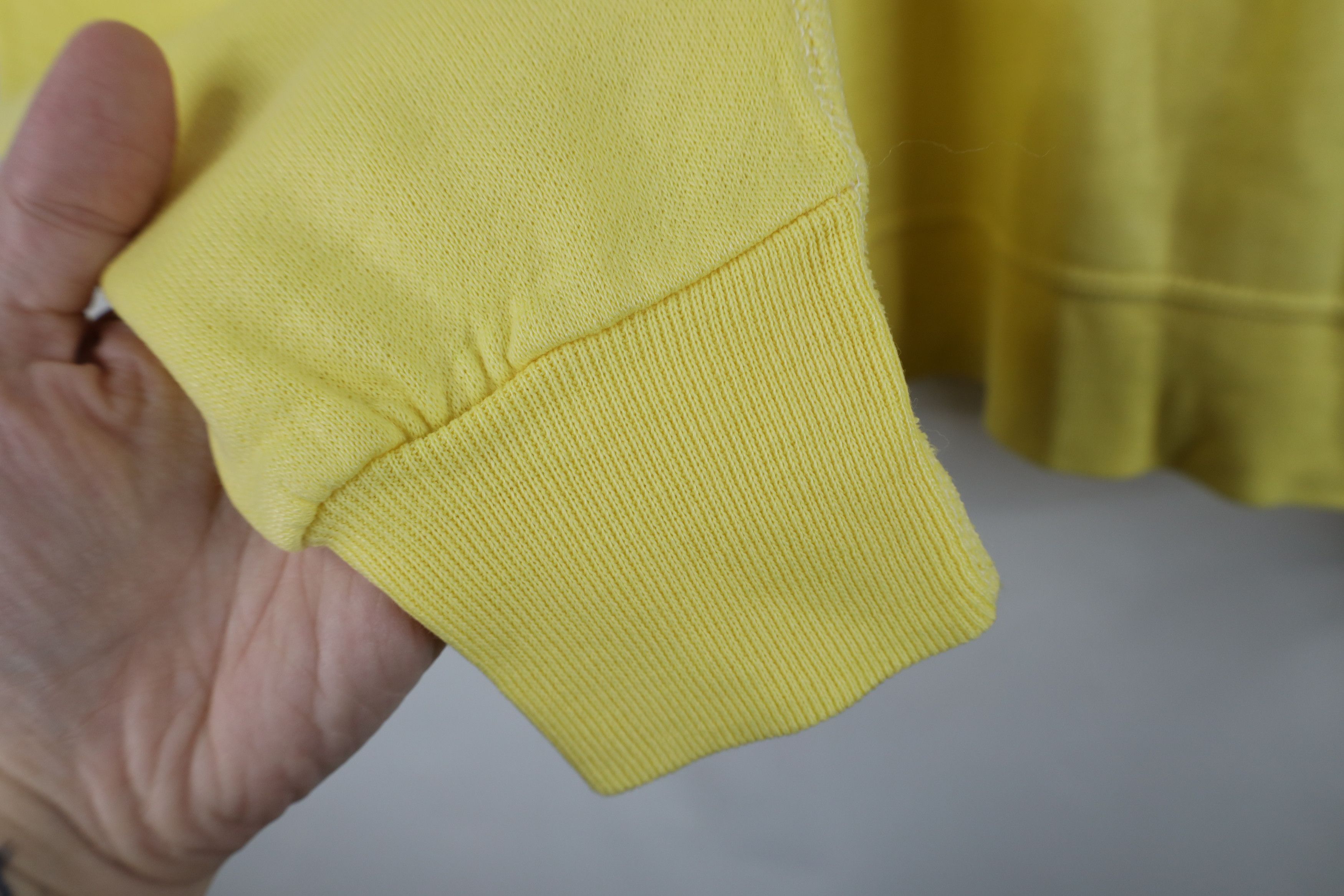 Vintage Vintage 70s Streetwear Thin Raglan Sweatshirt Yellow USA Size M / US 6-8 / IT 42-44 - 7 Thumbnail