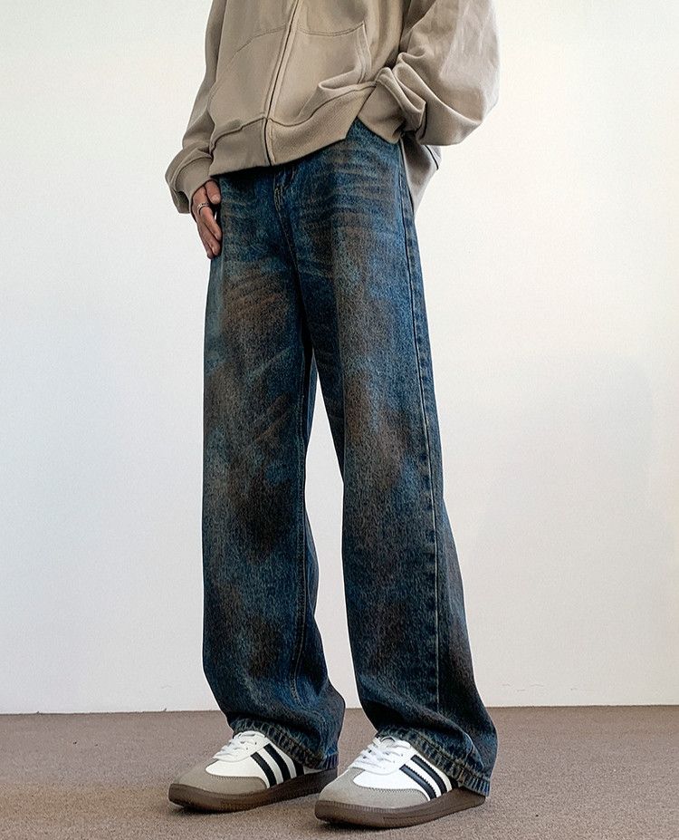 Dirty Wash Wear n Tear Jeans