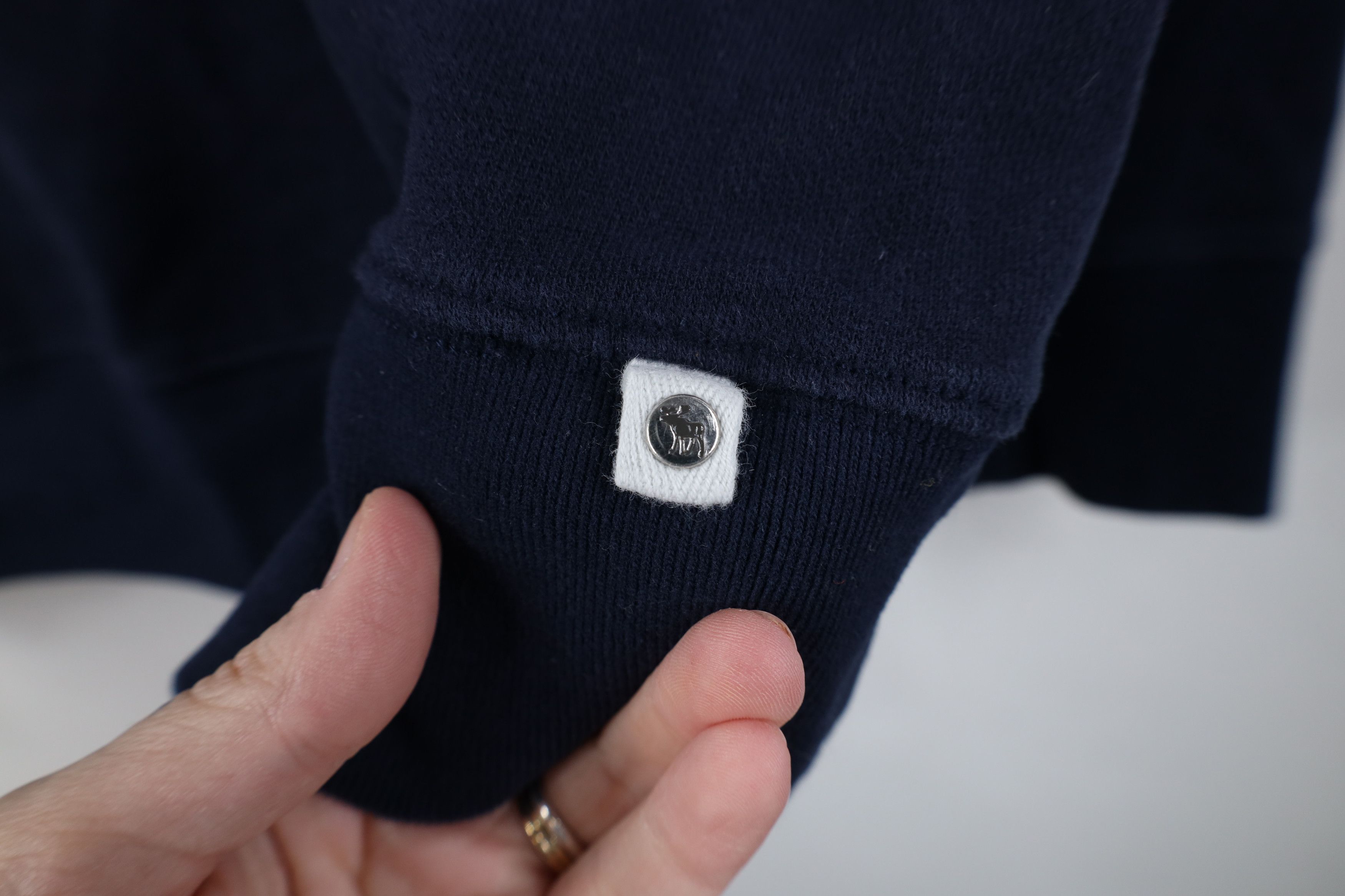 Abercrombie & Fitch Vintage 90s Y2K Abercrombie & Fitch Crewneck Sweatshirt Blue Size XL / US 12-14 / IT 48-50 - 5 Thumbnail