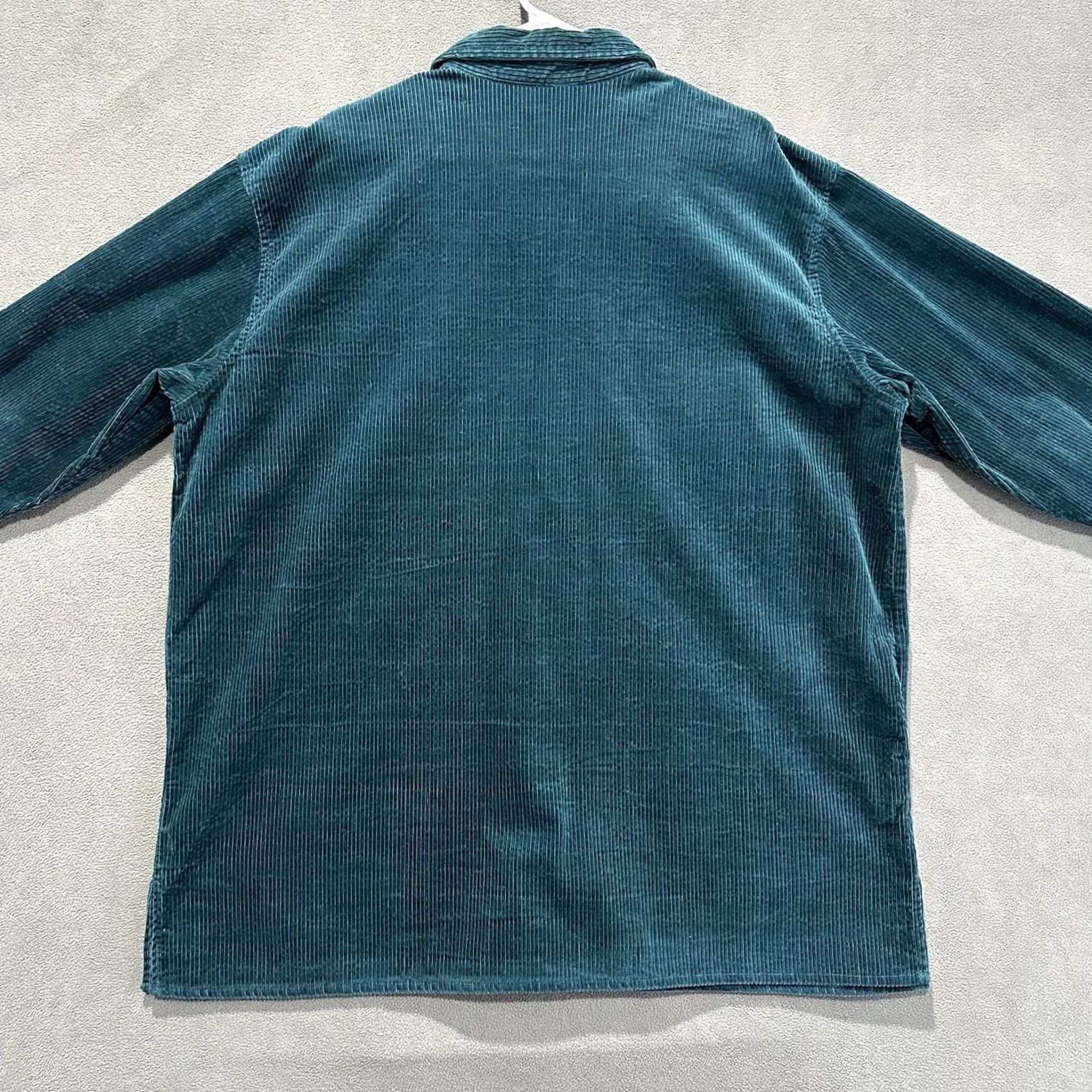 Eddie Bauer Vintage Eddie Bauer Shirt Womens Large Green/Blue Shacket Button Up Oversized Size L / US 10 / IT 46 - 2 Thumbnail