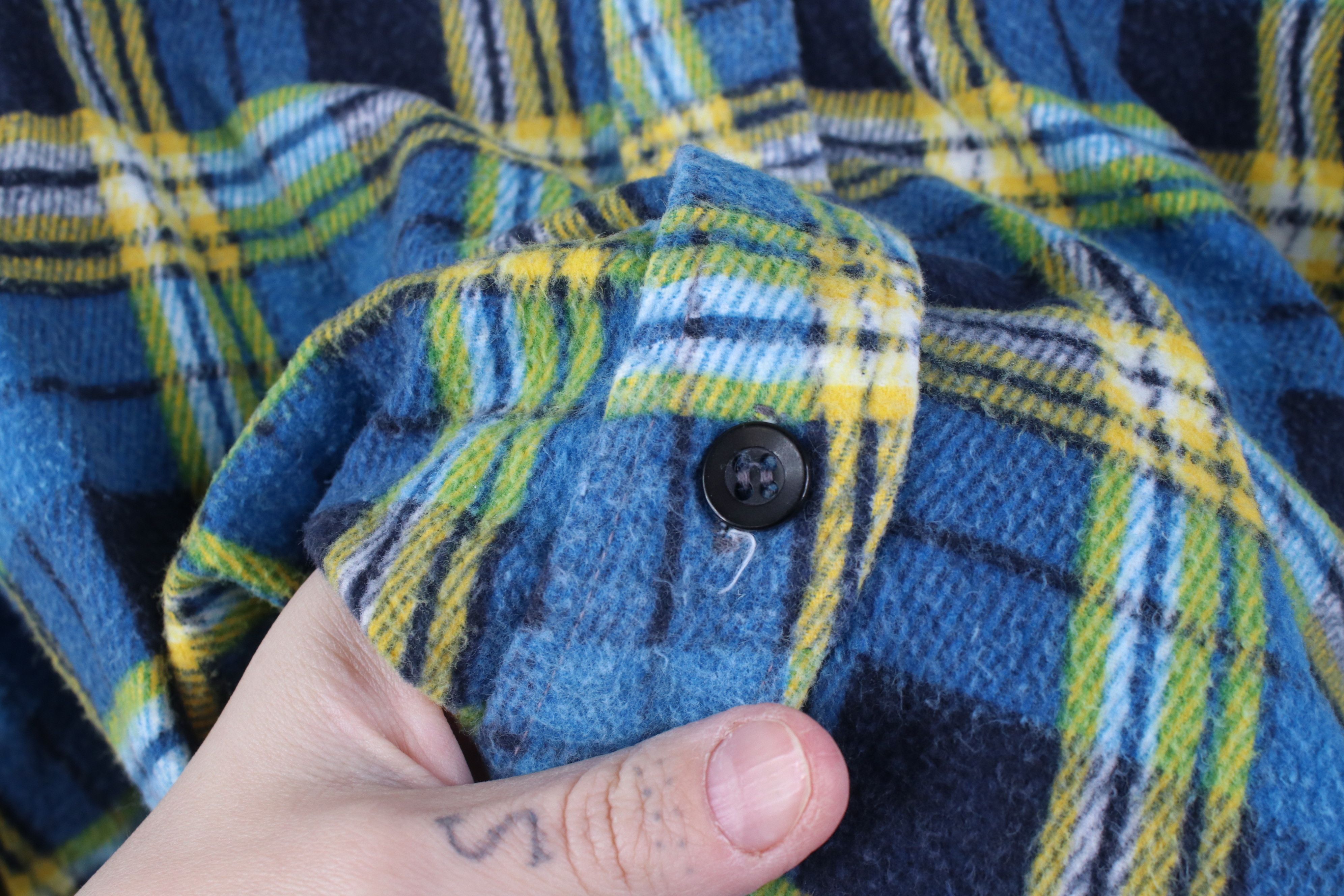 Vintage Vintage 70s Streetwear Dagger Flannel Button Shirt Plaid Size XS / US 0-2 / IT 36-38 - 4 Thumbnail