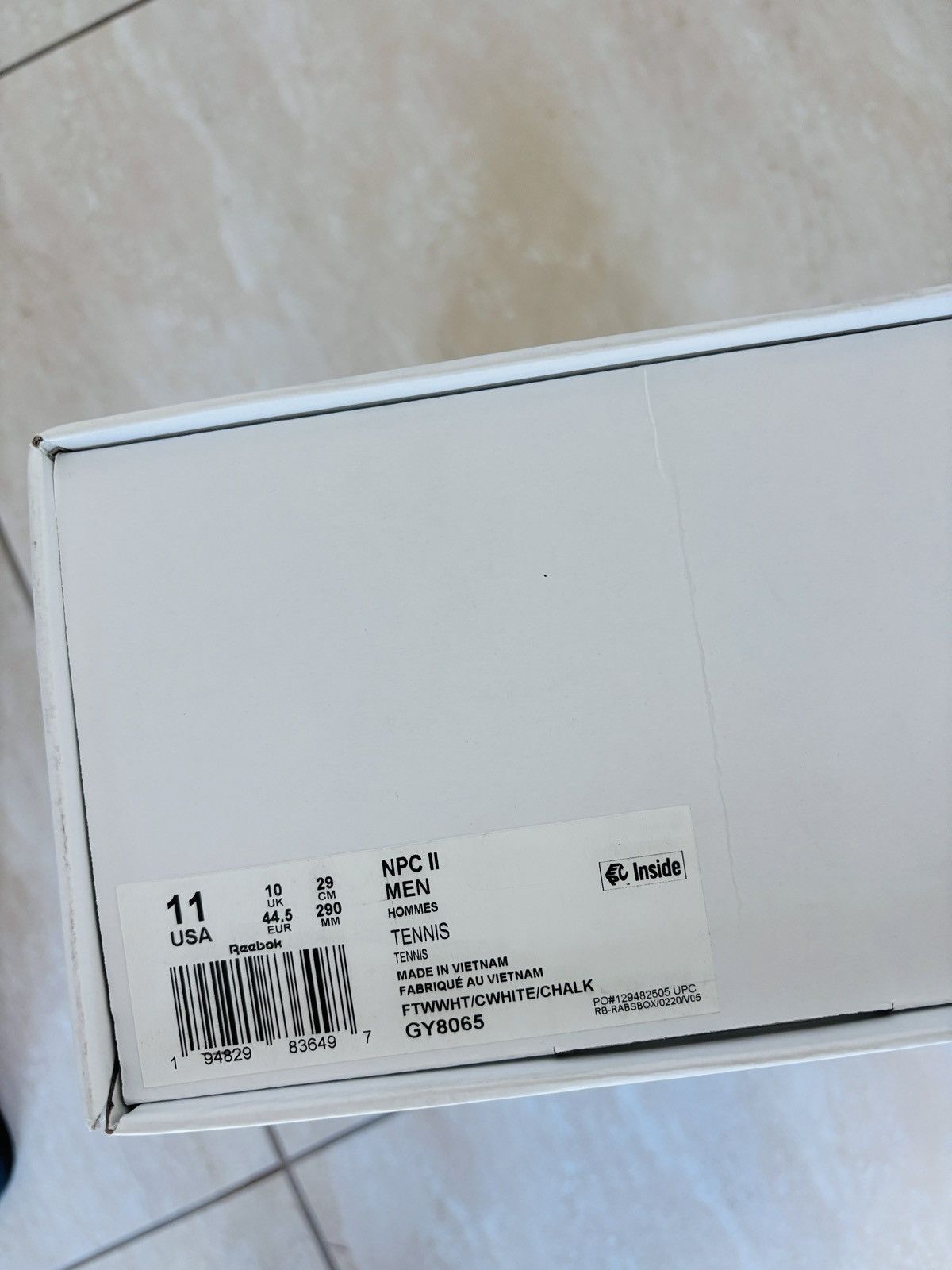 JJJJound × Reebok Jjjjound Reebok NPC II Size US 11 / EU 44 - 7 Thumbnail