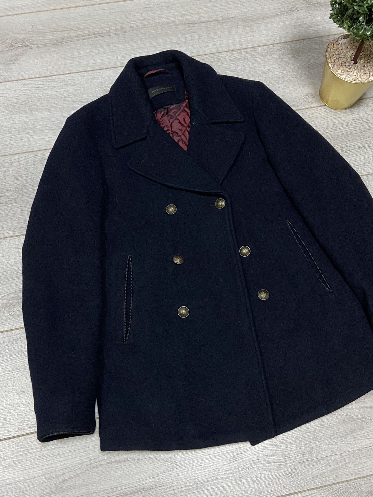 John Varvatos John Varvatos wool buttons coat Size US M / EU 48-50 / 2 - 2 Thumbnail