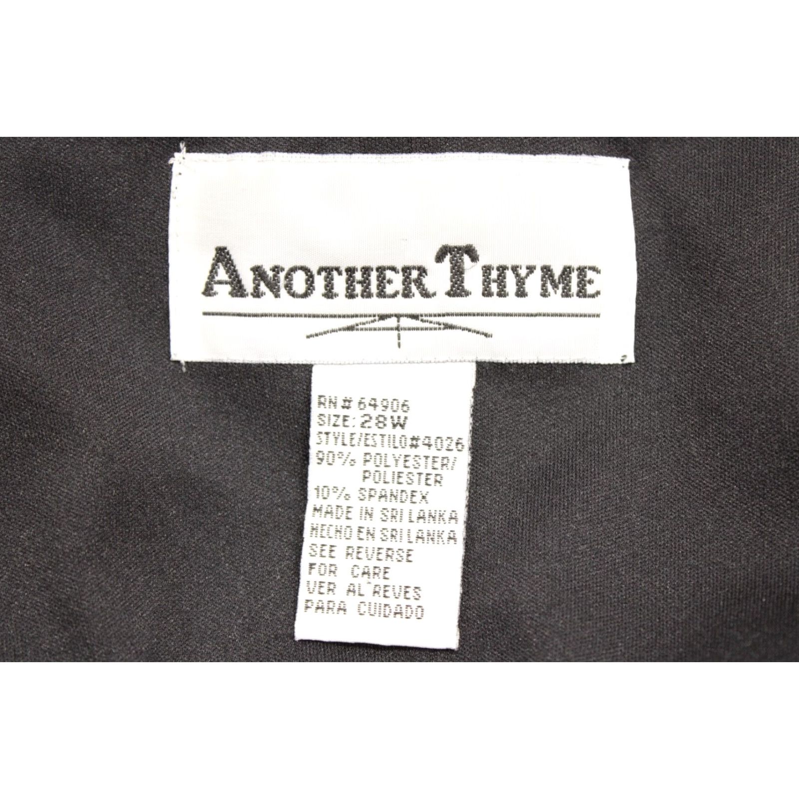 Velvet VINTAGE Another Thyme Dress Black Velour Velour Whimsigoth 28W Full Length Woman's Velvet Maxi Dress Size 4XL / US 24-26 - 7 Thumbnail