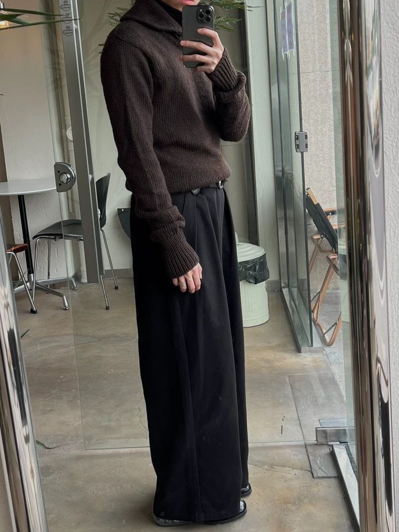 Visvim VisvimBrown Wool Sweater from Visvim-2504 Size US M / EU 48-50 / 2 - 7 Thumbnail