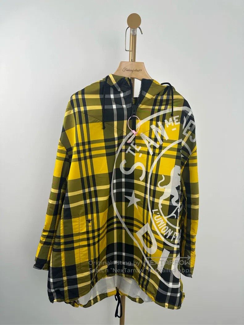 Dior Dior Yellow plaid hooded jacket Size S / US 4 / IT 40 - 1 Thumbnail