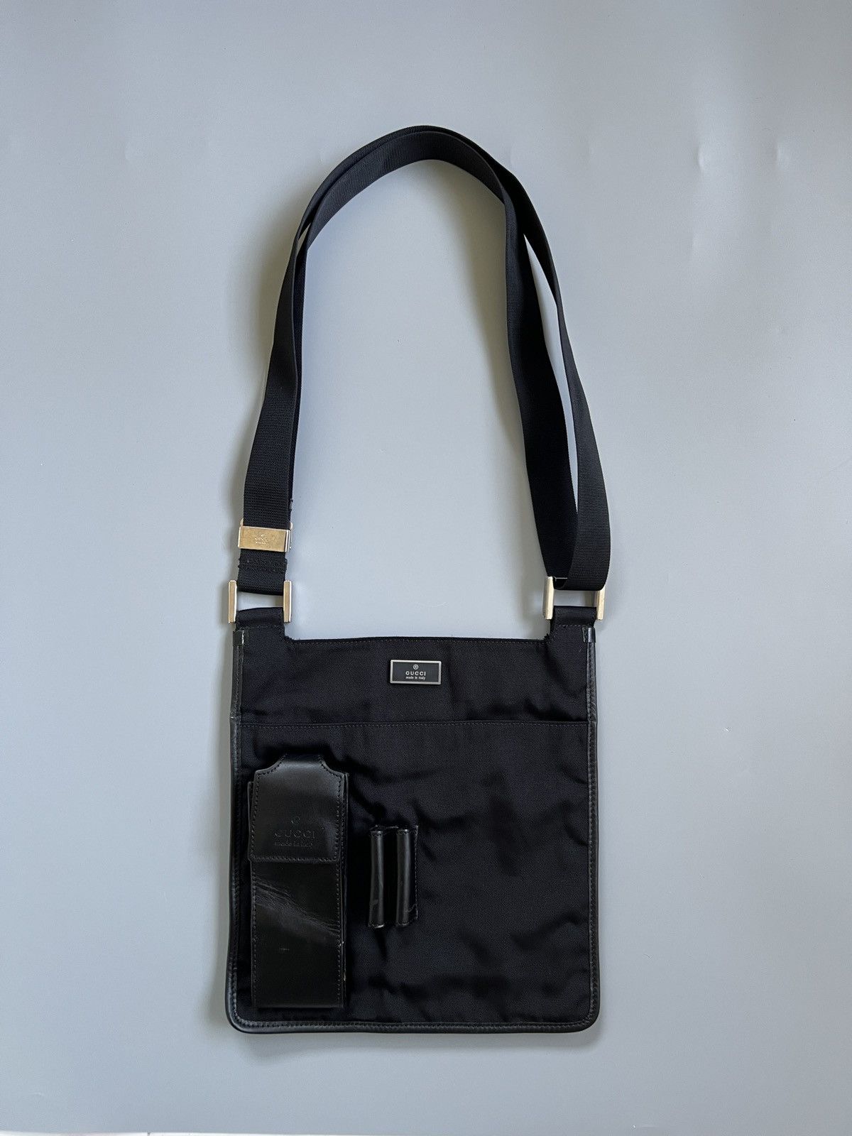Gucci Authentic Gucci Tech Nylon Crossbody Bag Utility Pocket Size ONE SIZE - 1 Thumbnail