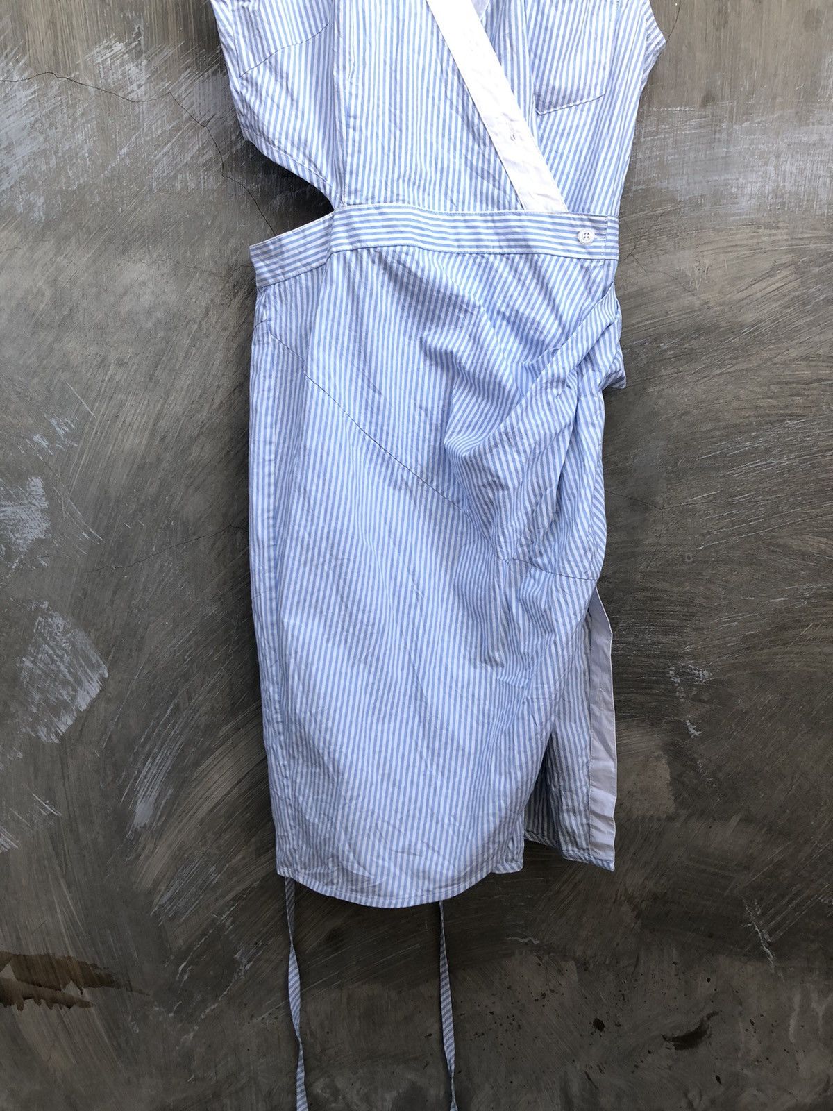 Alexander Wang Alexander Wang Asymmetrical Stripe Midi Dress Size M / US 6-8 / IT 42-44 - 4 Thumbnail