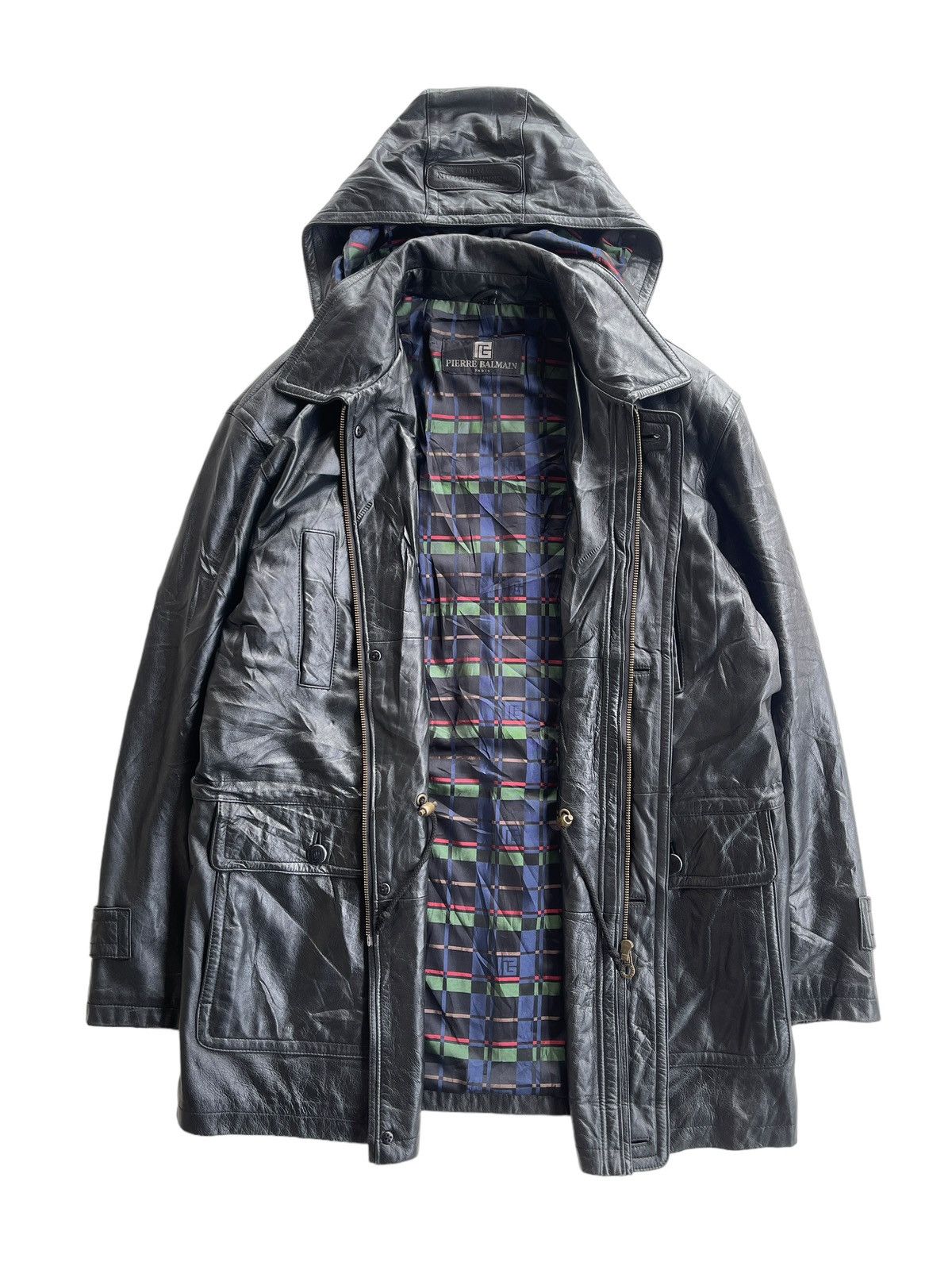 Pierre Balmain Vintage Pierre Balmain Sheepskin Leather Jacket Size US XL / EU 56 / 4 - 4 Thumbnail