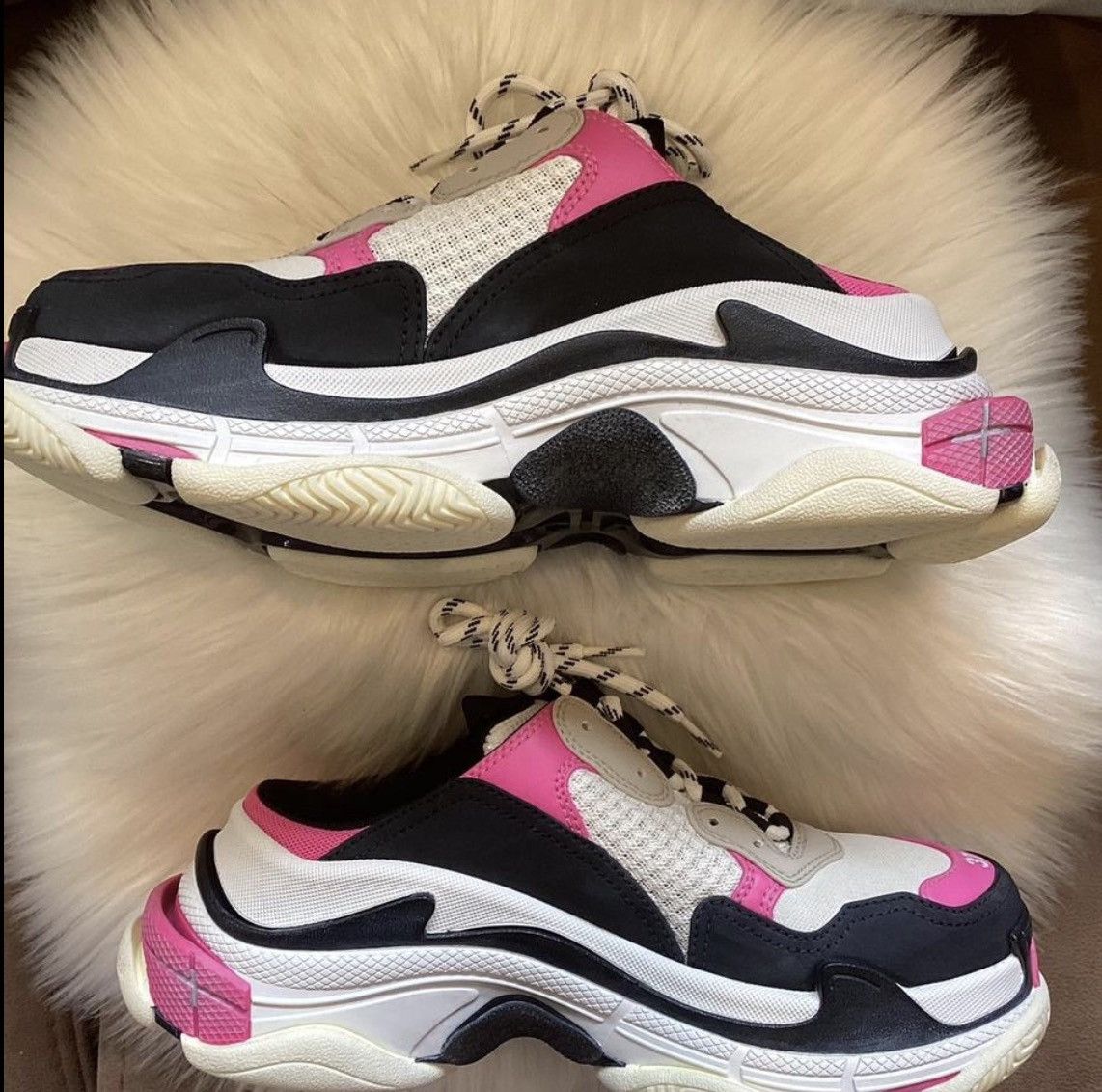 Balenciaga Balenciaga Triple S Mule Sneakers Size US 7 / IT 37 - 3 Thumbnail