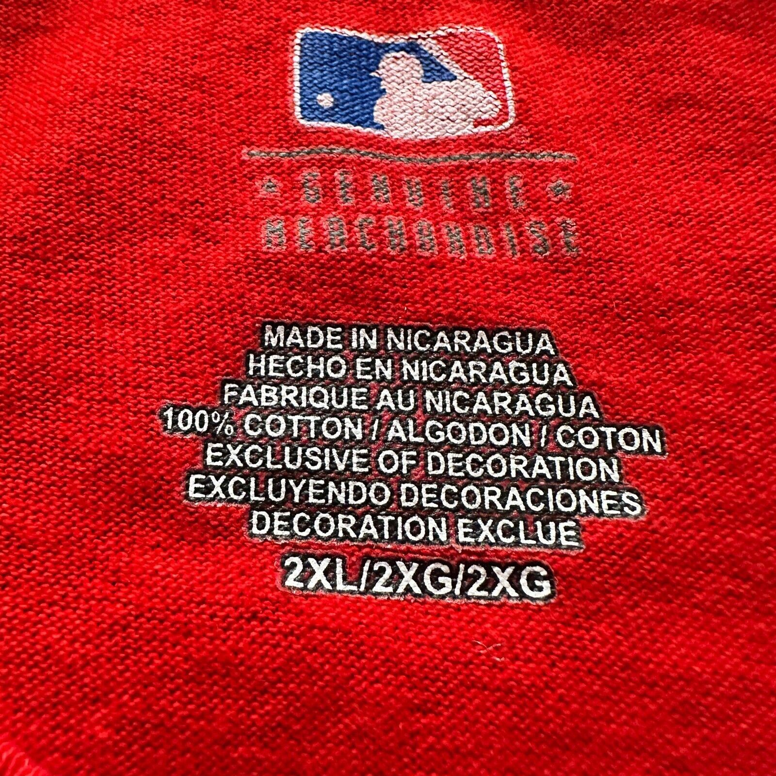 MLB Genuine Merchandise T-Shirt Men's 2XL Phillies Graphic Logo Size US XXL / EU 58 / 5 - 5 Thumbnail