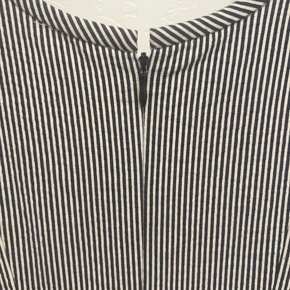 Anne Klein Anne Klein Womens Striped Fit & Flare Dress Sleeveless Size Size S / US 4 / IT 40 - 7 Thumbnail