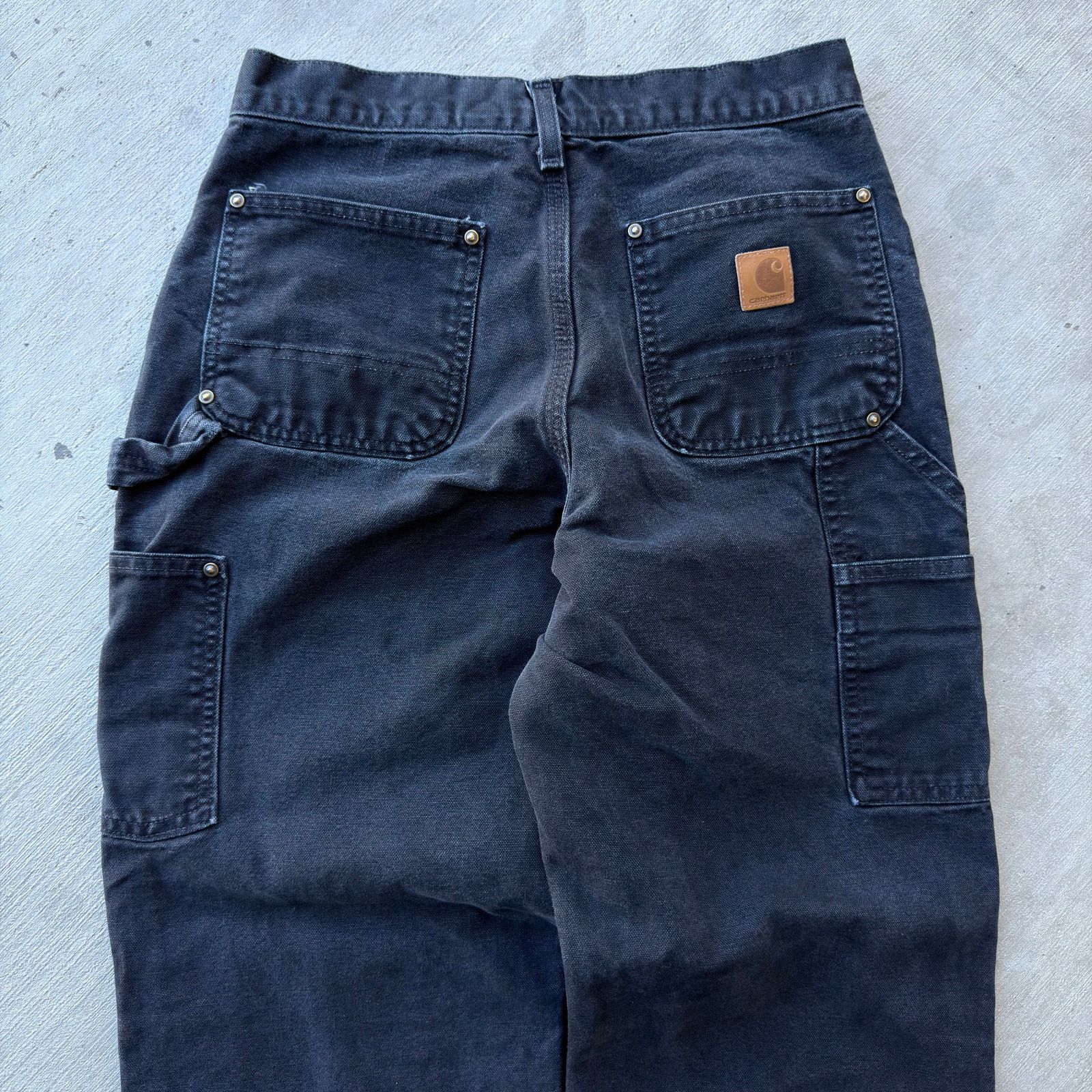 Carhartt × Vintage Carhartt black double knee work wear carpenter pants Size US 28 / EU 44 - 6 Thumbnail