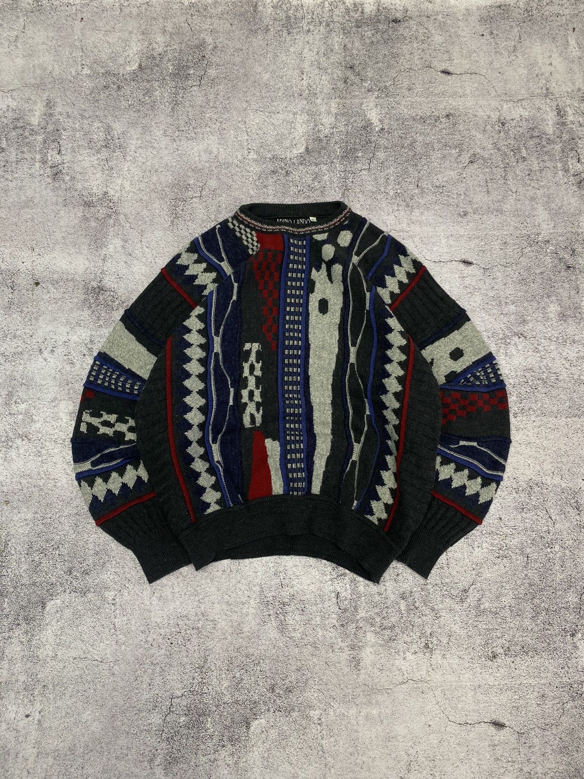 Vintage sweater googie style streetwear japanese