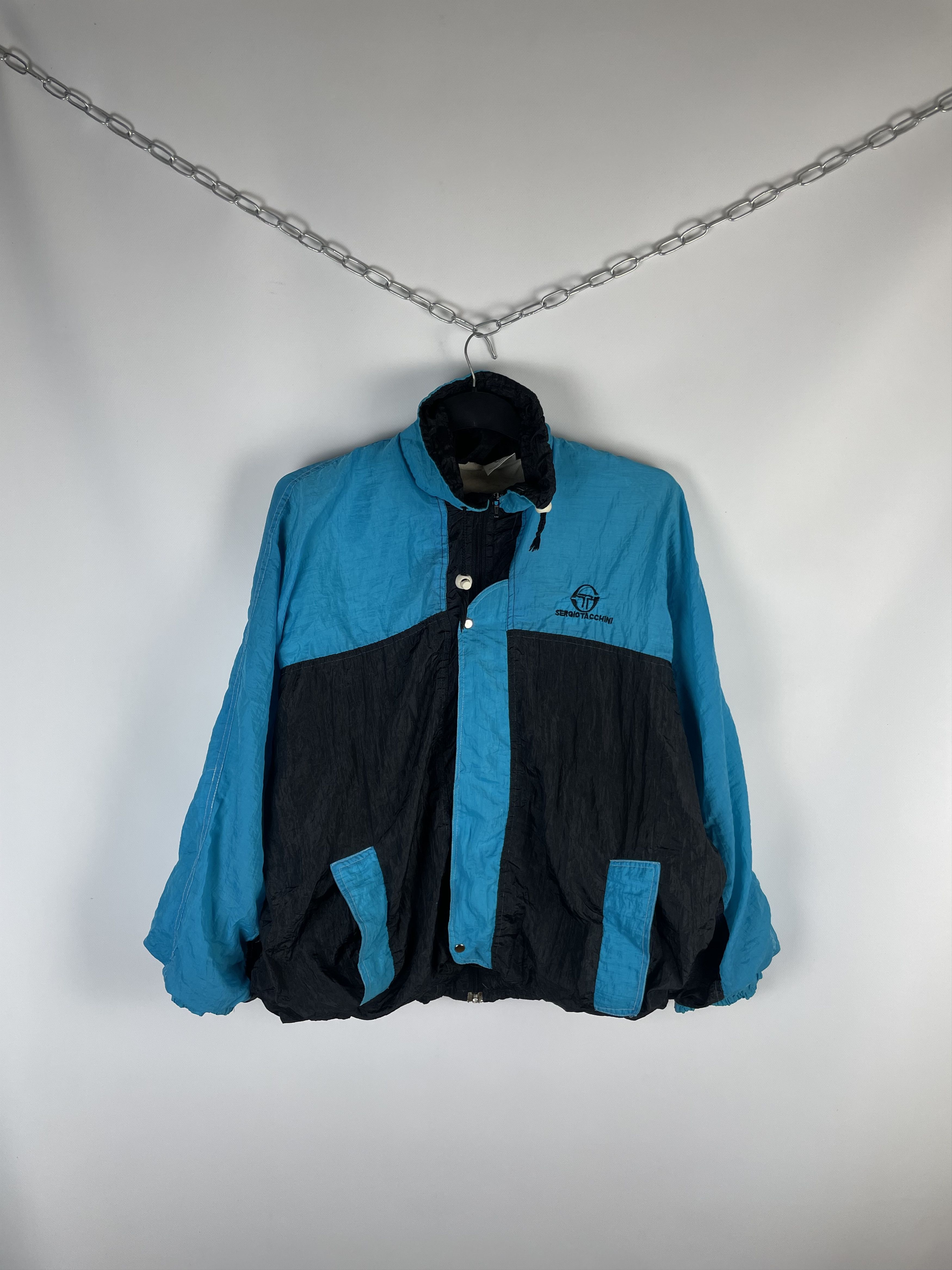 Sergio Tacchini × Vintage Vintage Sergio Tacchini Track Top Suit Jacket 90s Hype Size US M / EU 48-50 / 2 - 1 Thumbnail
