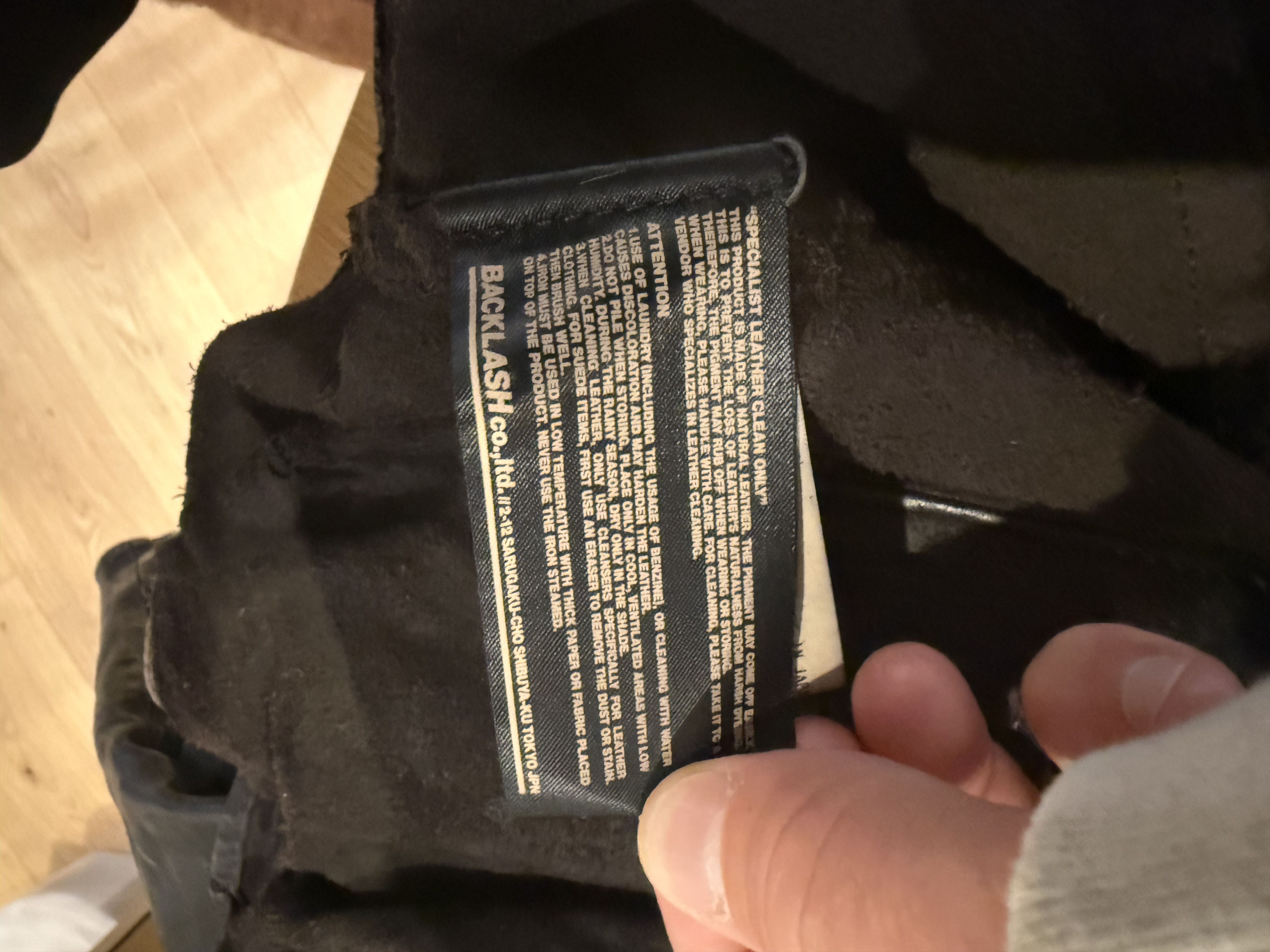 Isamu Katayama Backlash Isamu Katayama Backlash Leather Jacket with Poem Size US XXL / EU 58 / 5 - 8 Thumbnail