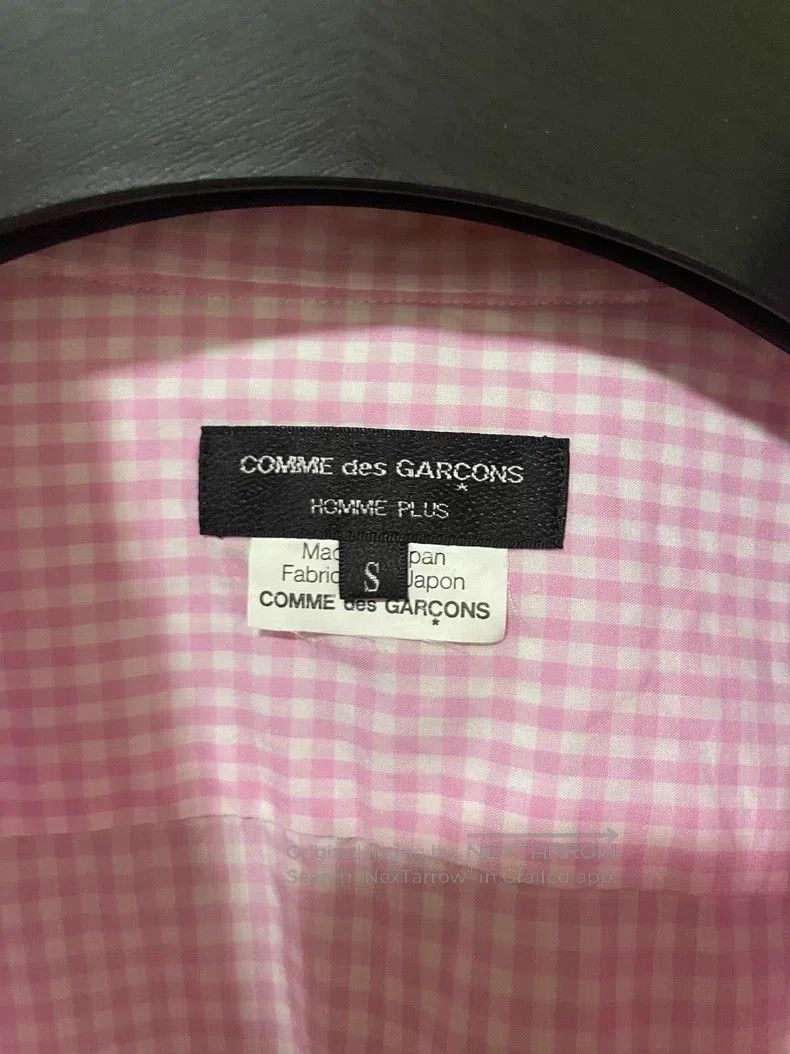 Comme des Garcons Comme des Garcons Pink gingham lace shirt Size US M / EU 48-50 / 2 - 3 Thumbnail