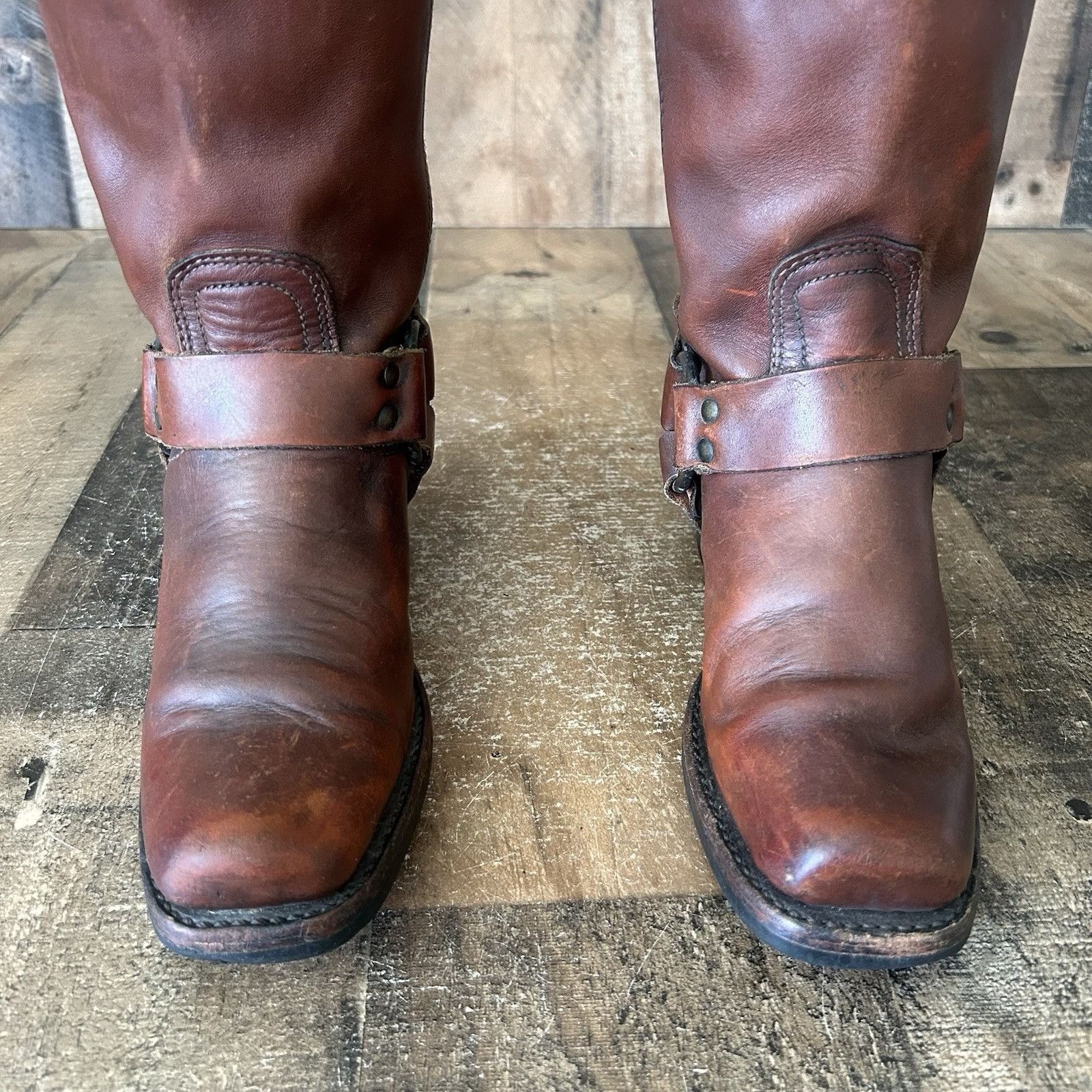 Frye Frye 150th Anniversary Buckle Harness Boots Womens 6 M Size US 6 / IT 36 - 10 Thumbnail
