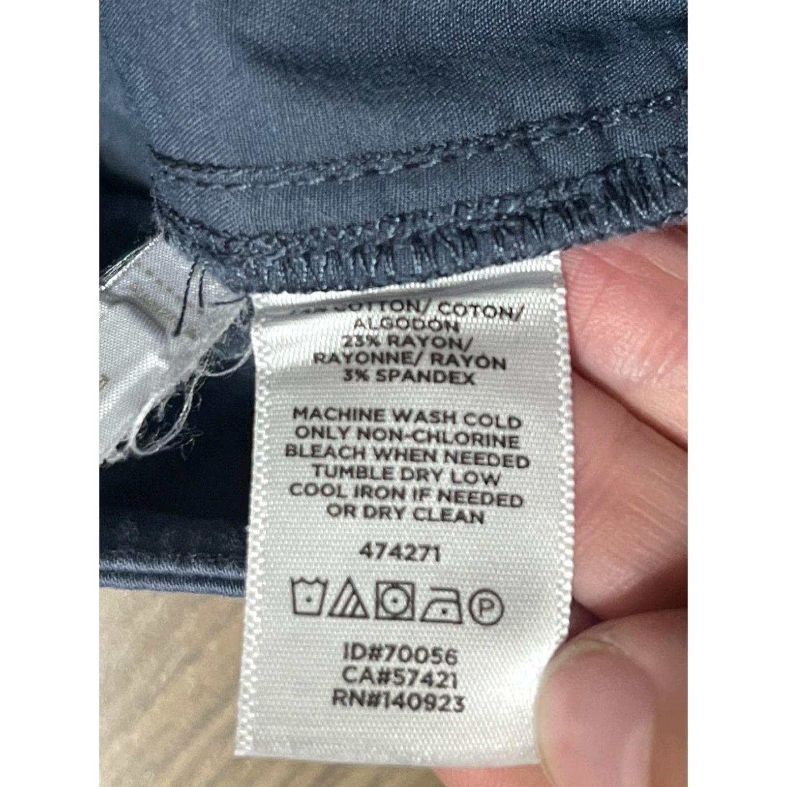 Loft LOFT Pants Women's Size 8 Blue Straight Leg Pockets Size 30" / US 8 / IT 44 - 5 Thumbnail