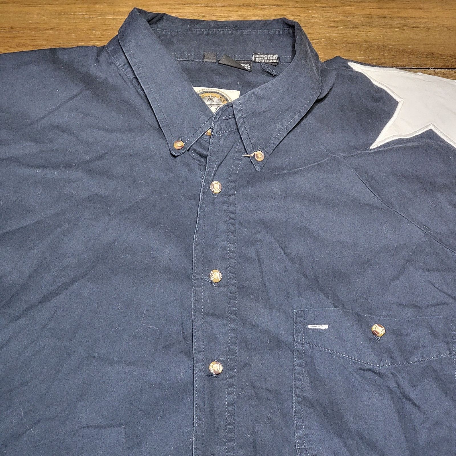Other Texas Authentic Dry Goods LS Texas Flag Shirt - Size 2X Size US XXL / EU 58 / 5 - 2 Thumbnail