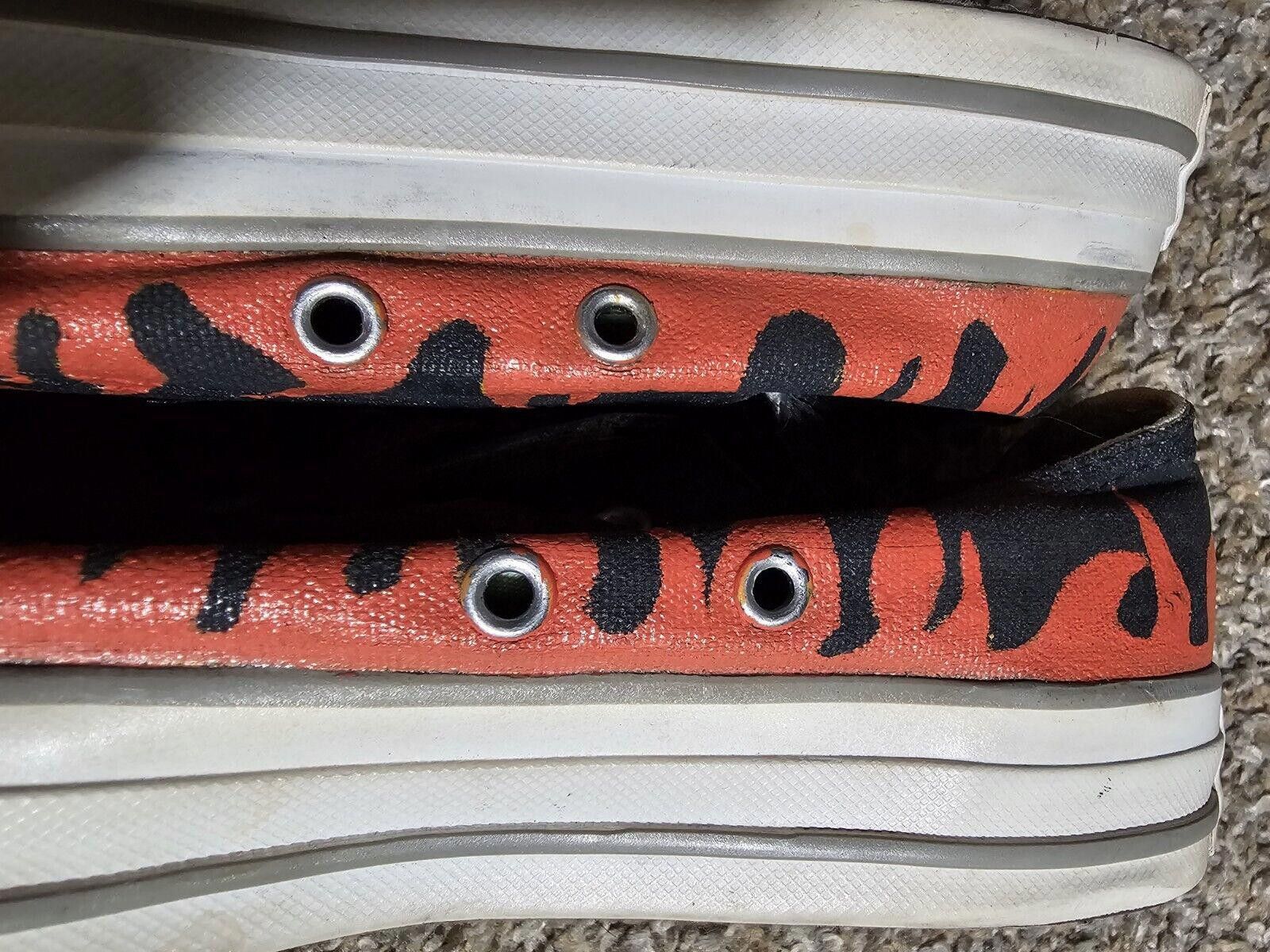 Converse custom painted converse 544877F fire & water shoes Women's 6 Size US 6 / IT 36 - 12 Thumbnail
