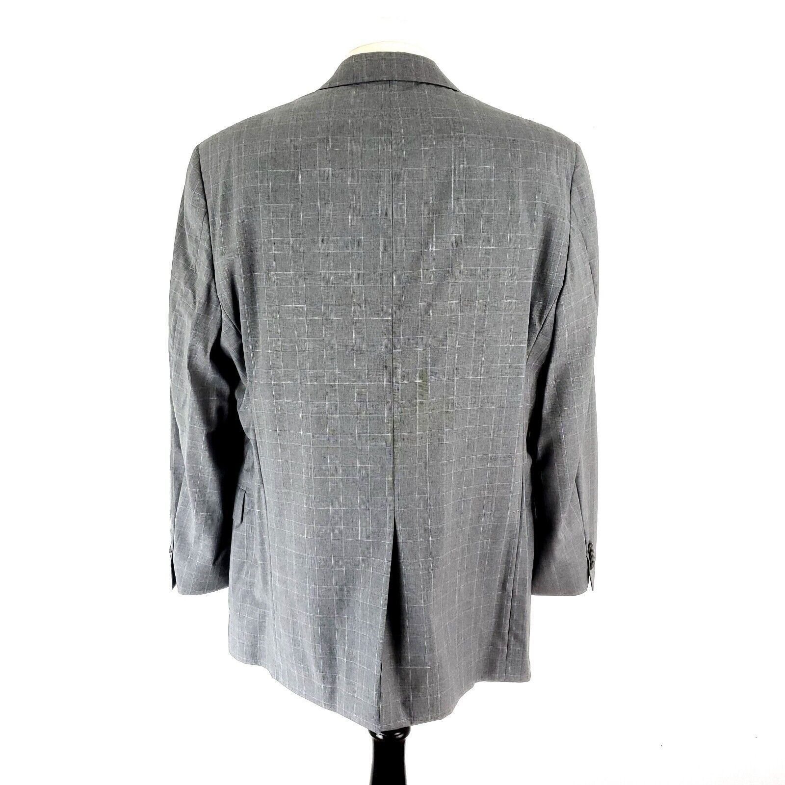 Hart Schaffner Marx Hart Schaffner Marx Guabello Super 130s Wool 2 Button Blazer Size 42R - 5 Thumbnail
