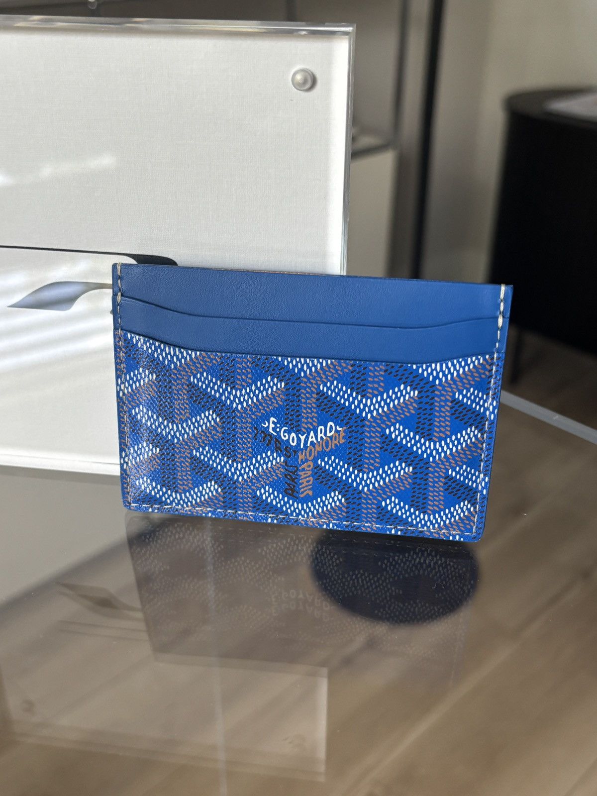 Goyard GOYARD | BLUE SULPICE CARDHOLDER WALLET Size ONE SIZE - 2 Thumbnail