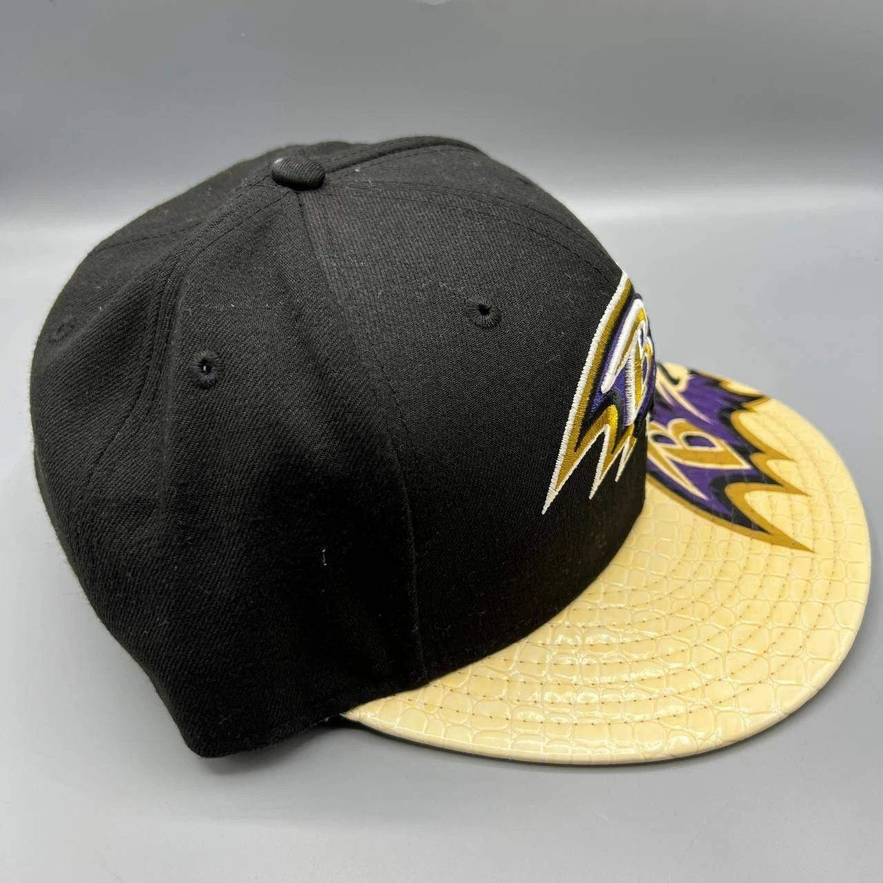 New Era Baltimore Ravens Hat Men 9Fifty New Era NFL Fitted Cap M-L Size ONE SIZE - 6 Thumbnail