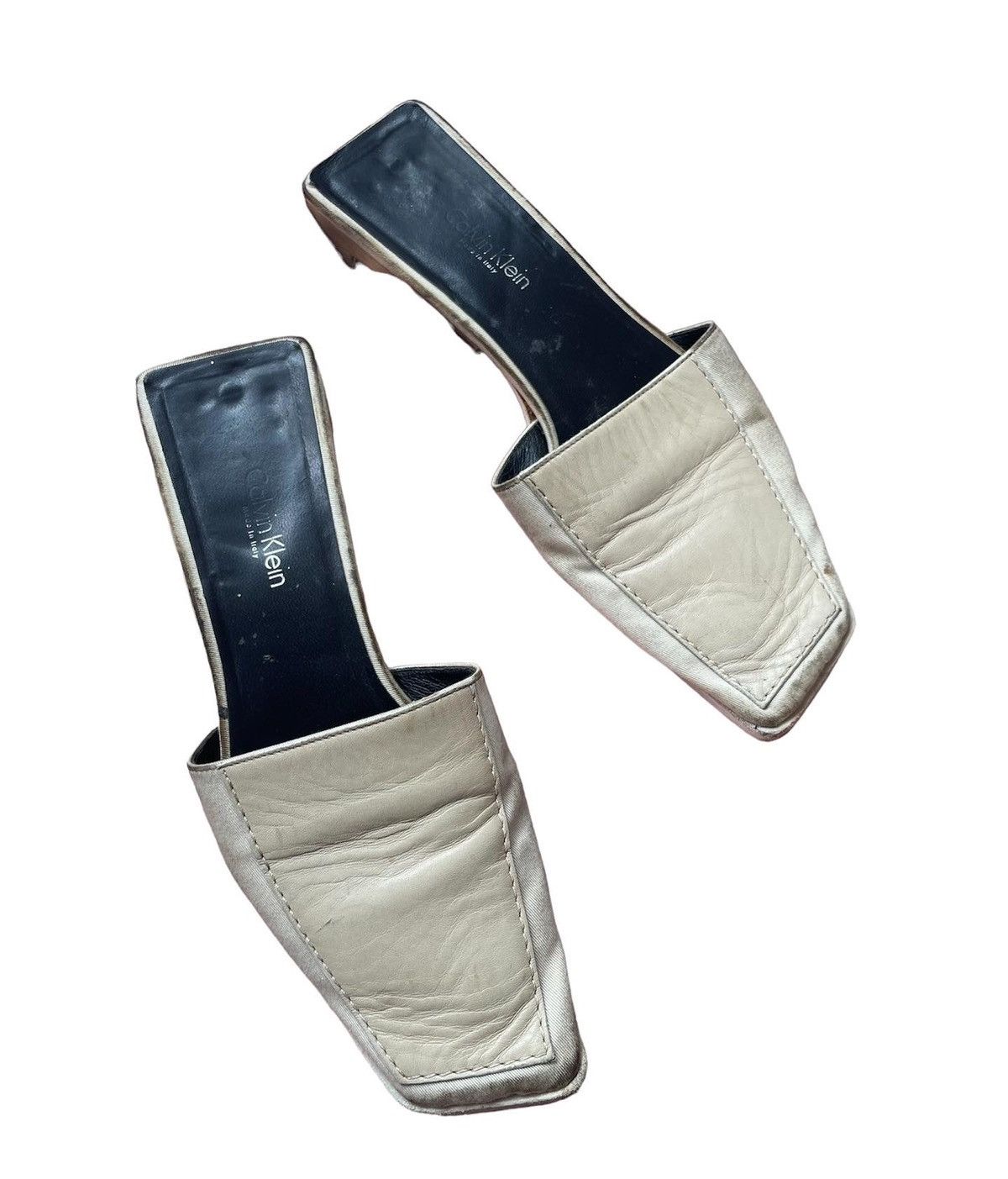 Calvin Klein Calvin Klein leather mules Size US 6 / IT 36 - 1 Thumbnail