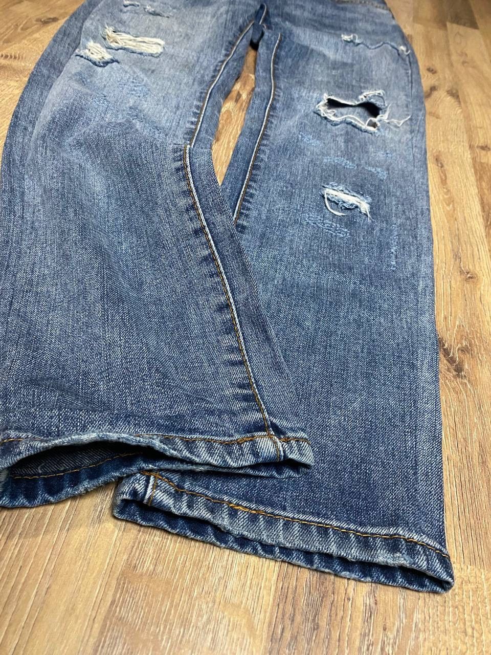Dolce & Gabbana × Vintage Rare Vintage Luxury Jeans Dolce & Gabbana Avant-Garde Style Size US 32 / EU 48 - 2 Thumbnail