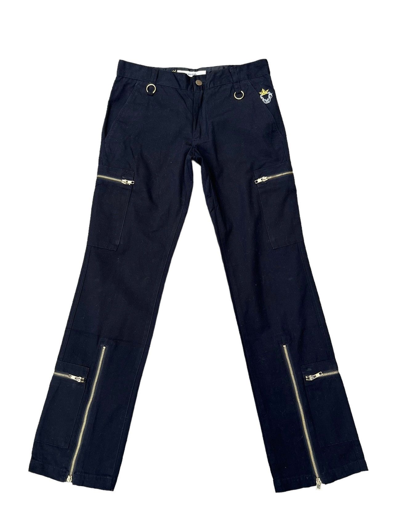 Vanquish Varosh Japan Black Bondage Punk Parachute Cargo Trouser Pant Size US 29 - 1 Thumbnail