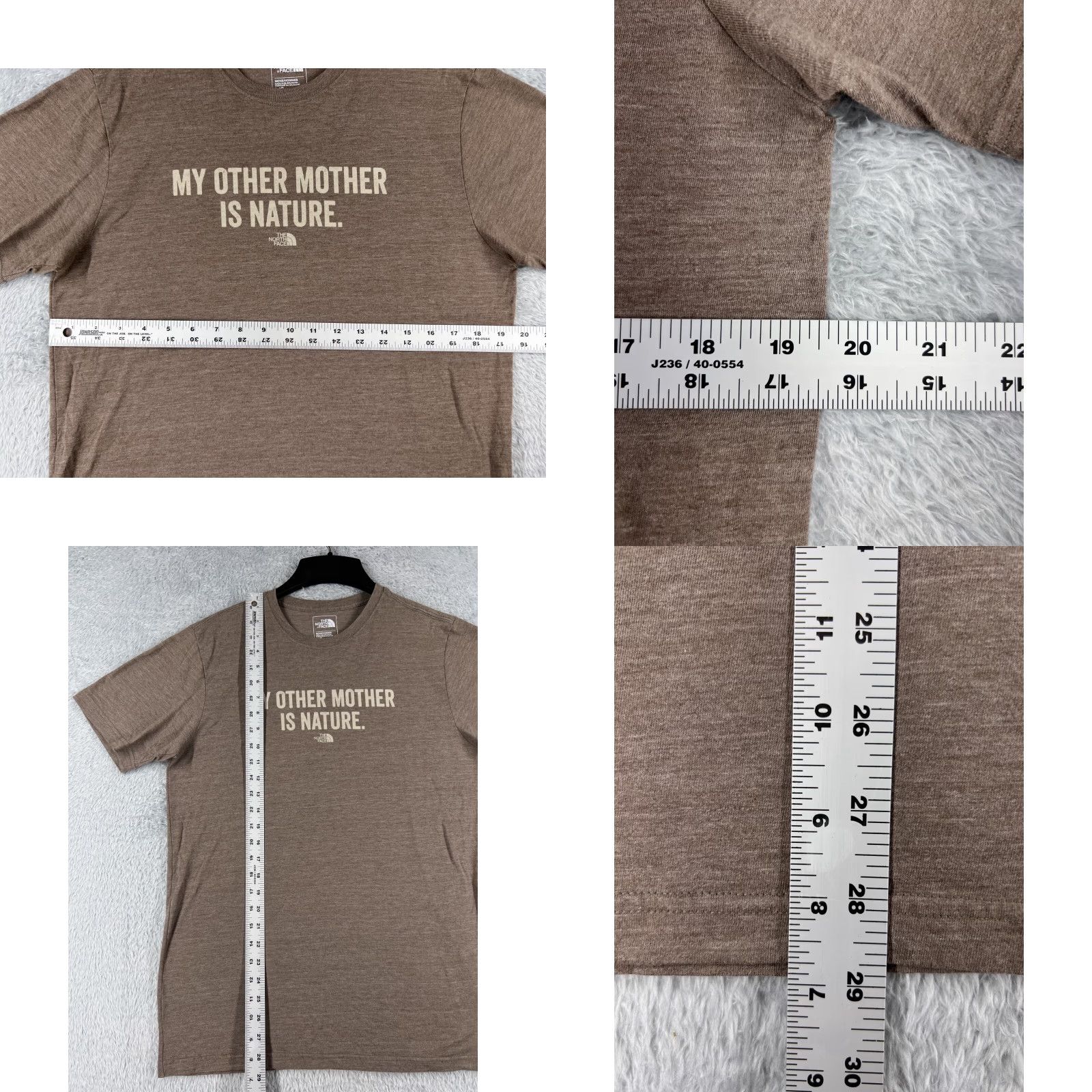The North Face The North Face Shirt Men Large Brown Short Sleeve Crew Neck Polyester Tri Blend - T-Shirt, Men, L Size US L / EU 52-54 / 3 - 8 Thumbnail