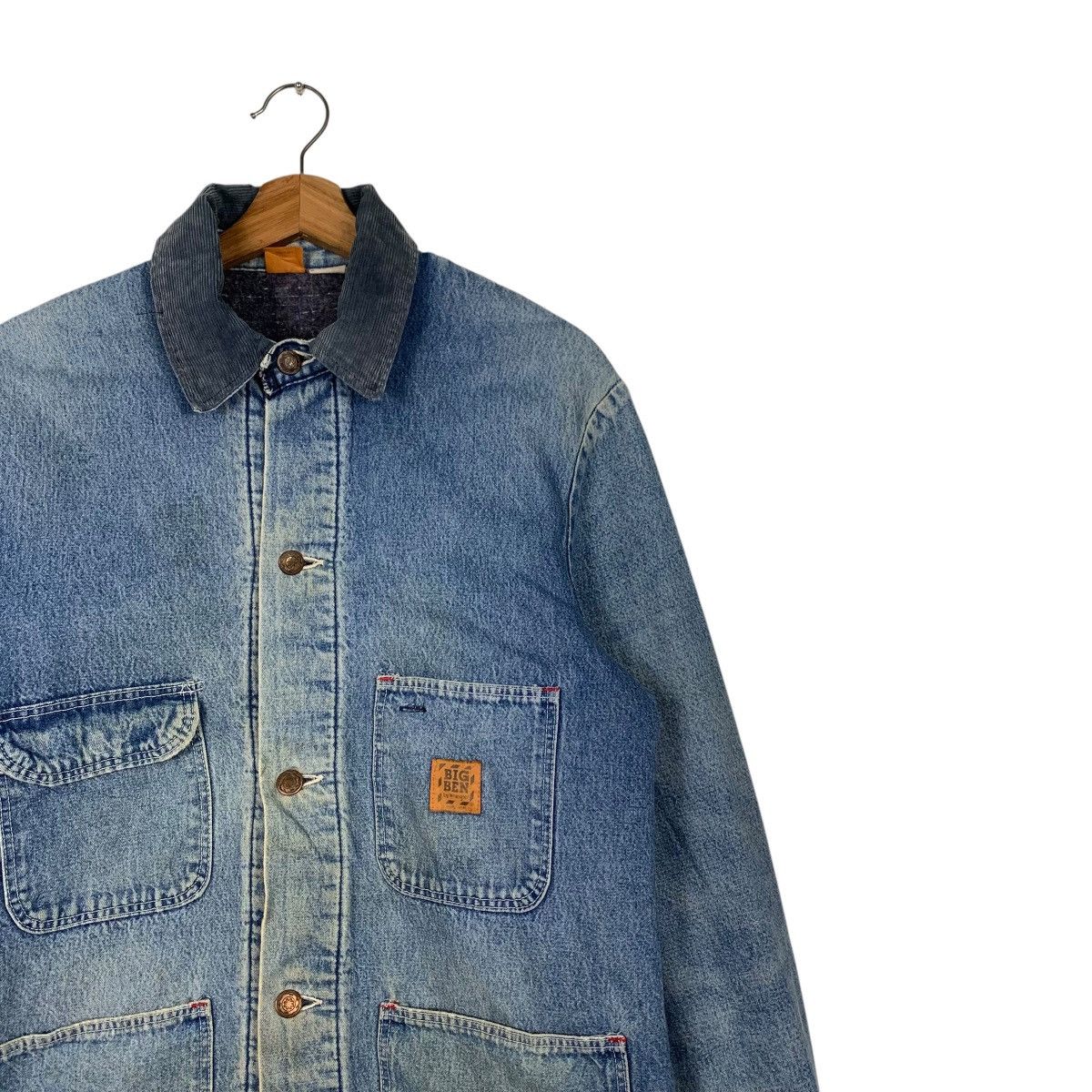 Japanese Brand BIG BEN by Wrangler Blanket Lined Denim Jacket #2141-C94 Size US M / EU 48-50 / 2 - 5 Thumbnail