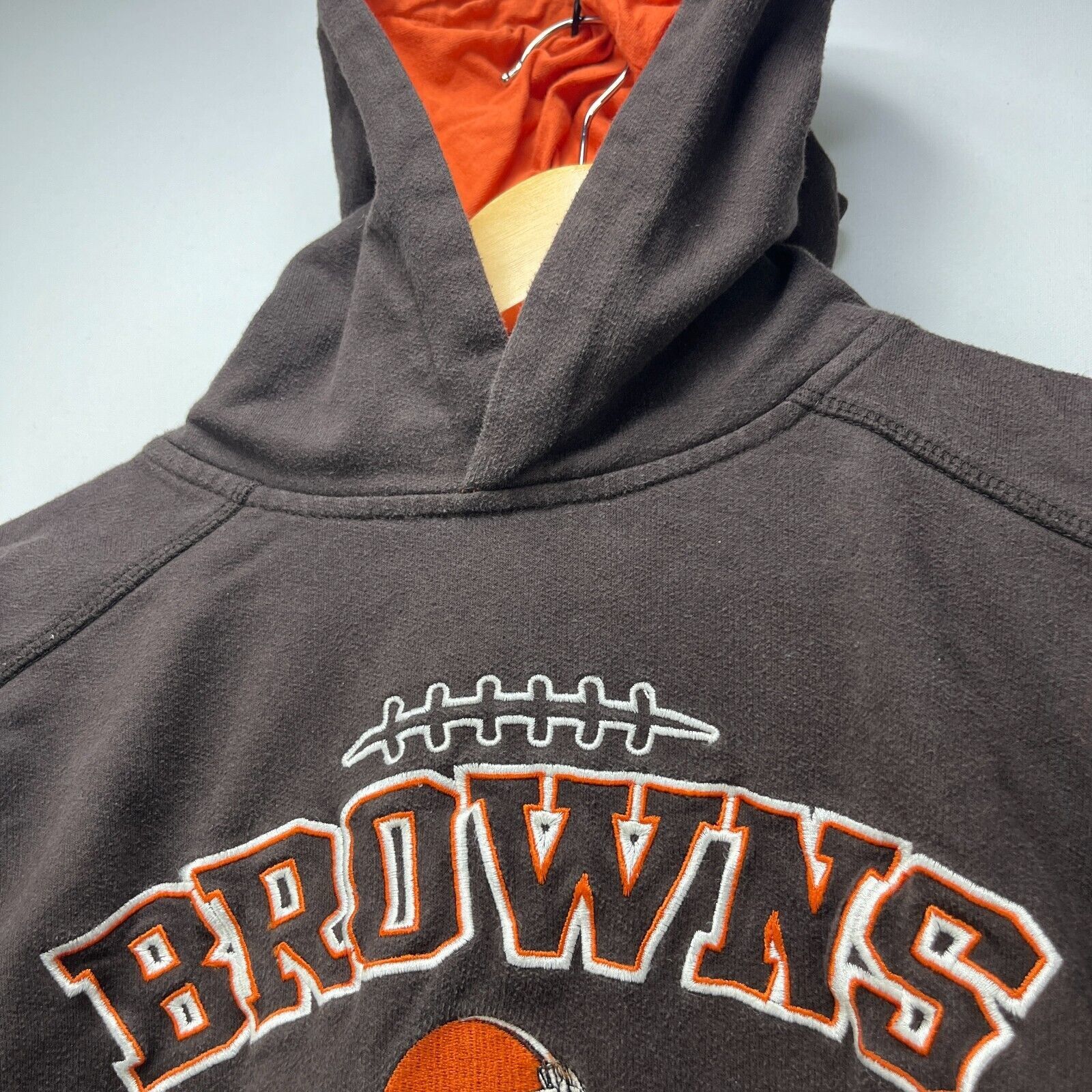 NFL × Vintage Vintage '90s Cleveland Browns Hoodie XS Size US XS / EU 42 / 0 - 4 Thumbnail